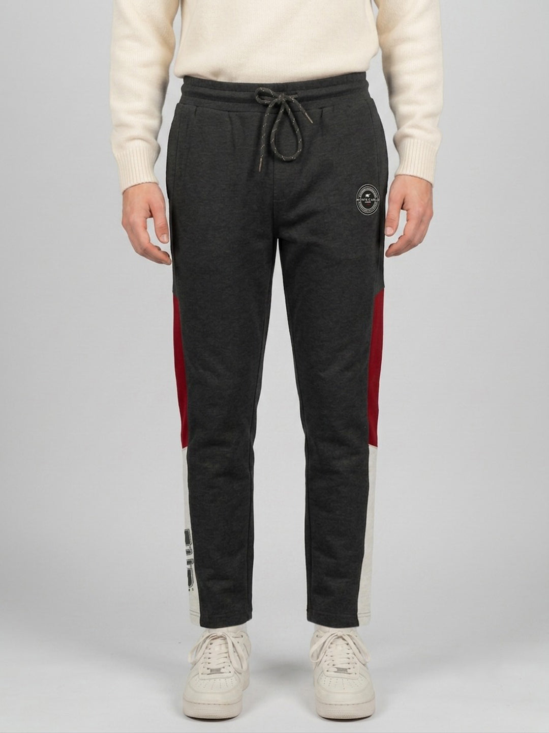 Men Olive Printed Regular Fit Lower