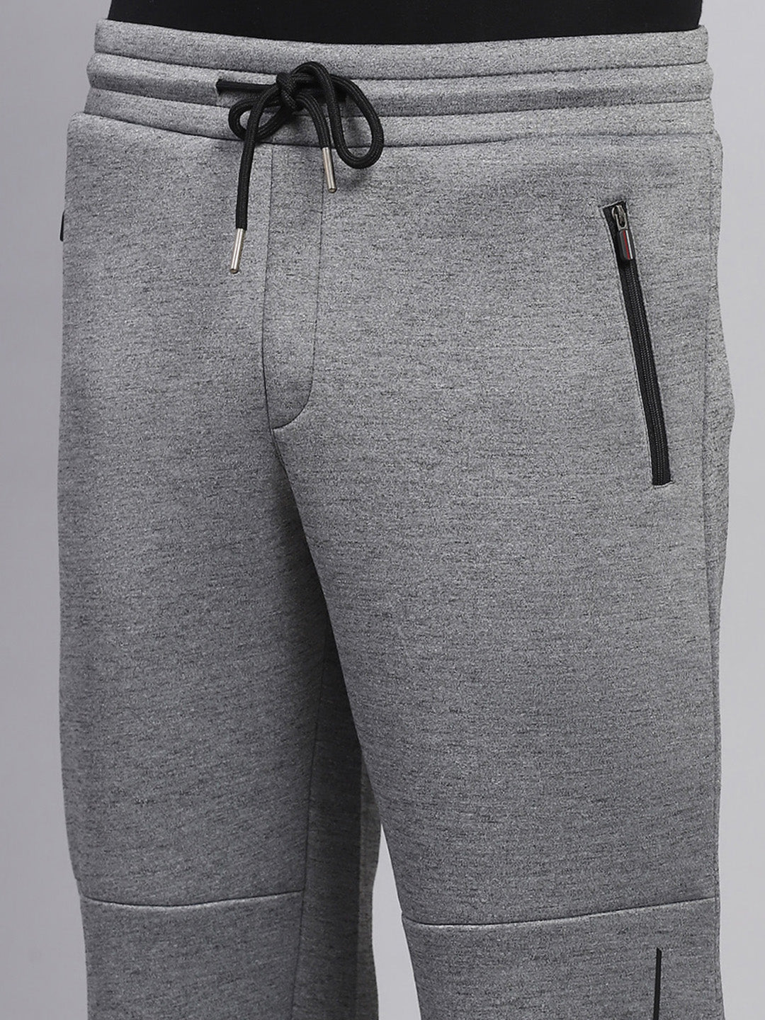 Men Grey Printed Regular Fit Winter Lower