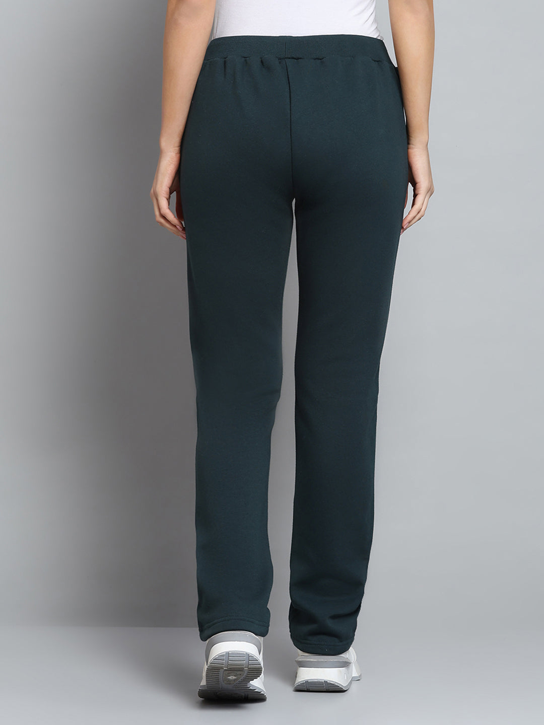 Women Green Printed Regular Fit Winter Lower