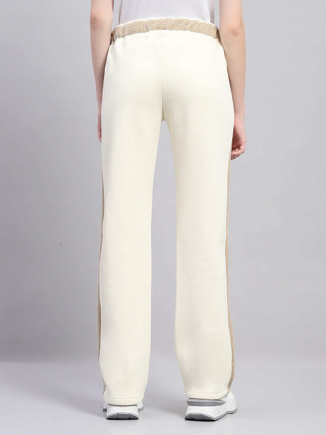 Women Beige Printed Regular Fit Lower