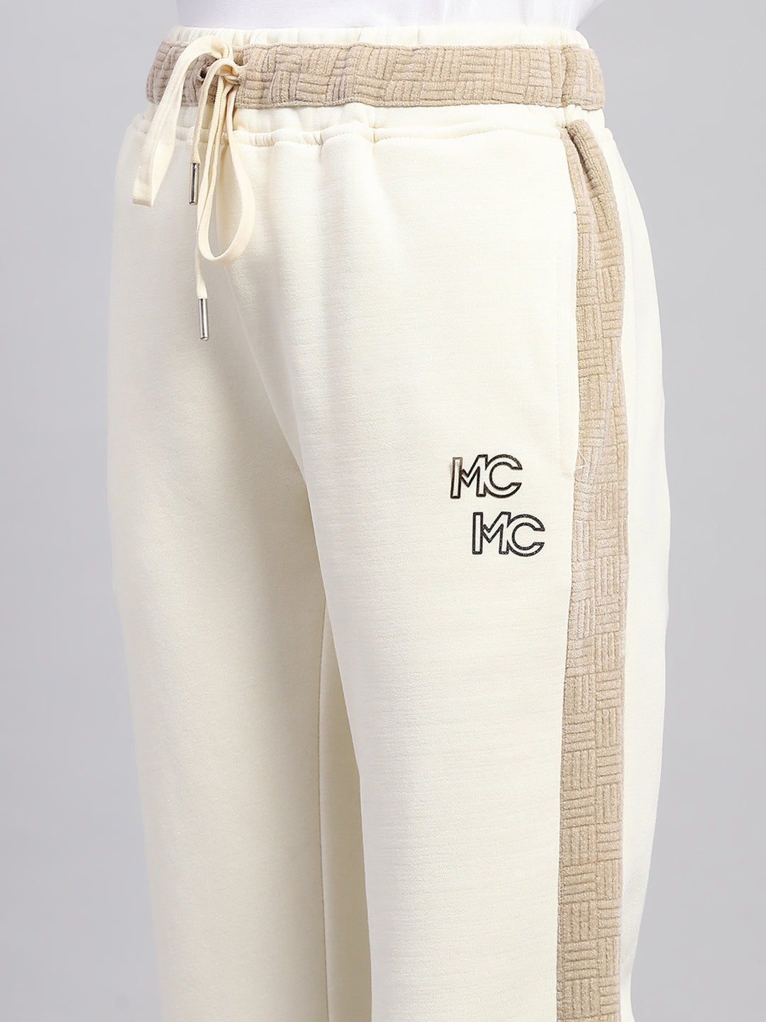 Women Beige Printed Regular Fit Lower