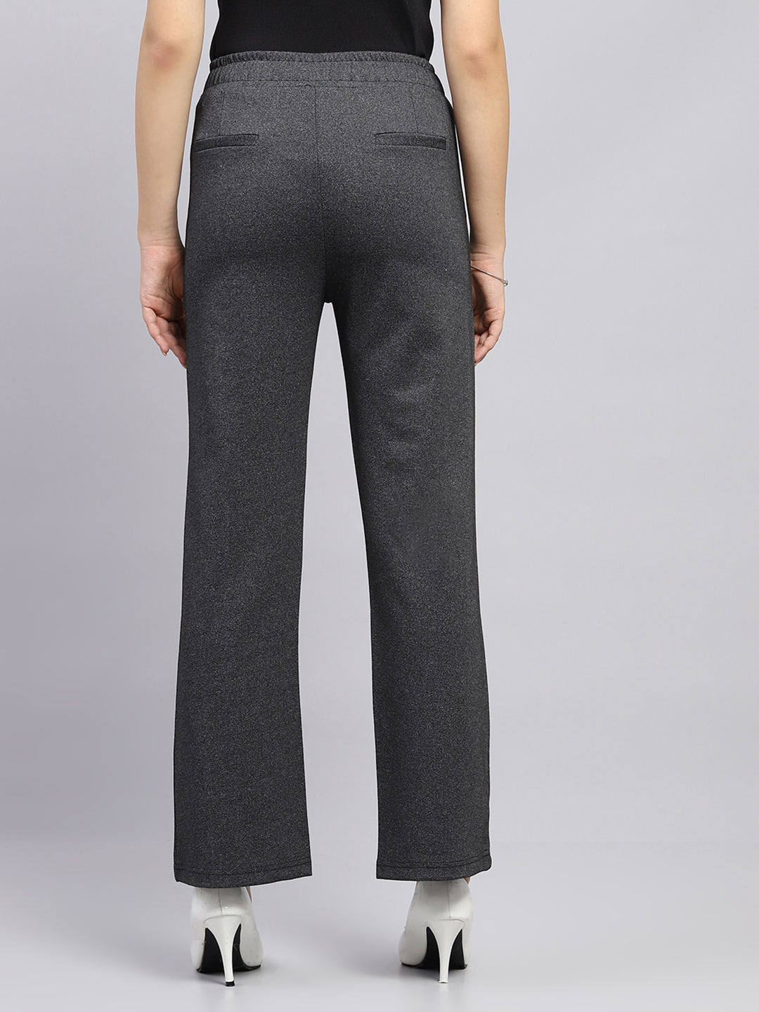 Women Grey Solid Jegging