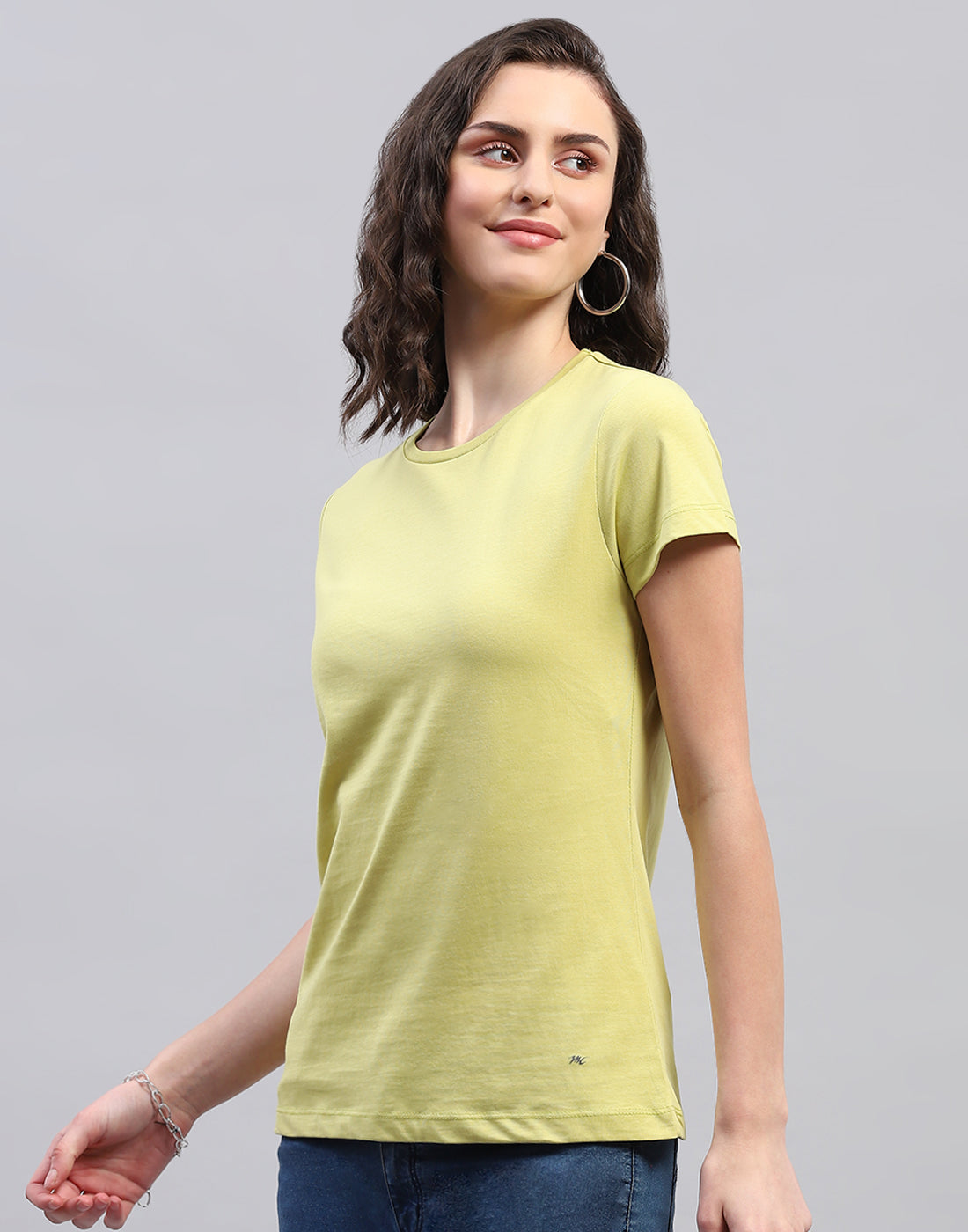 Women Yellow & Red Solid Round Neck Half Sleeve Top (Pack of 2)