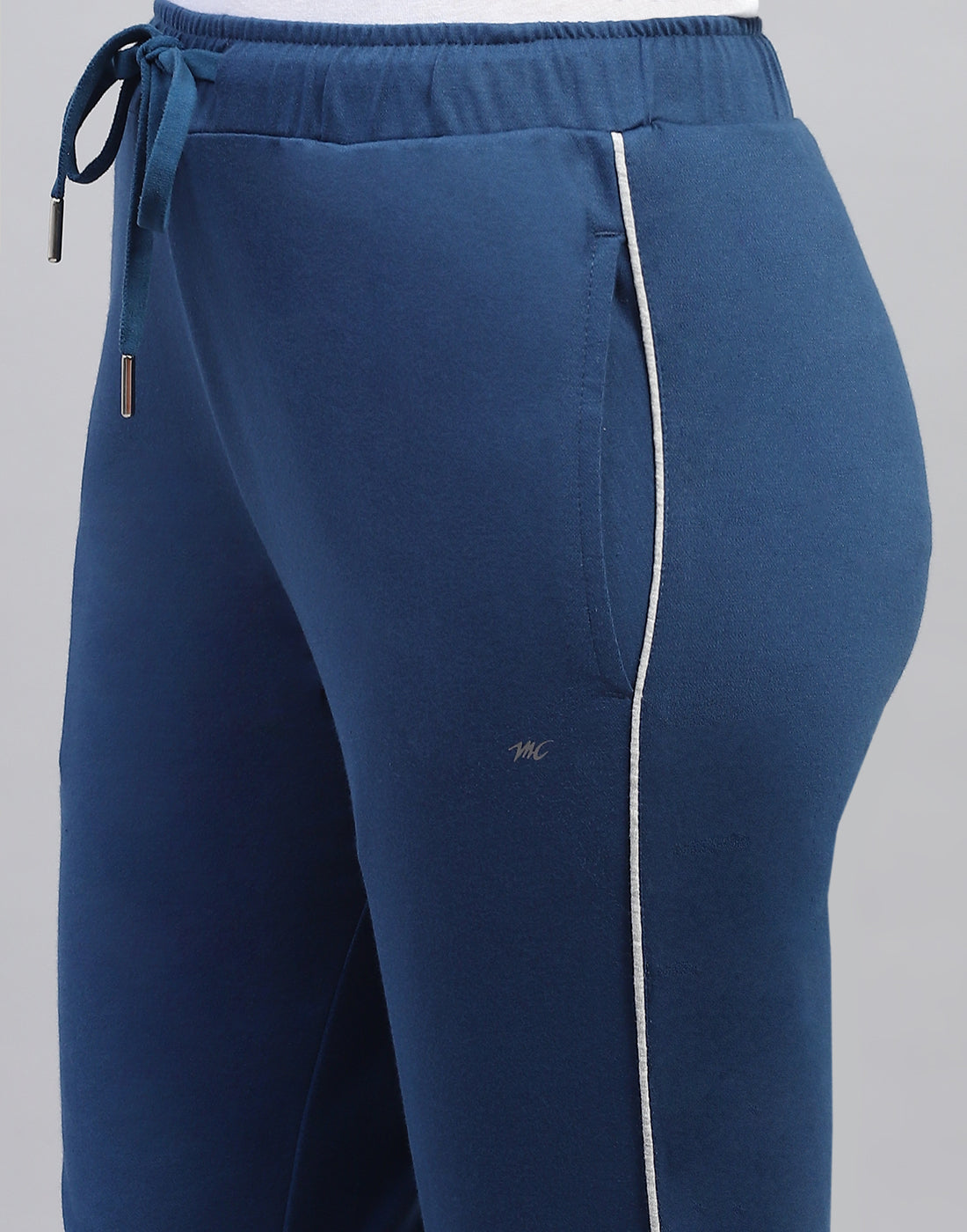 Women Teal Blue Solid Capri
