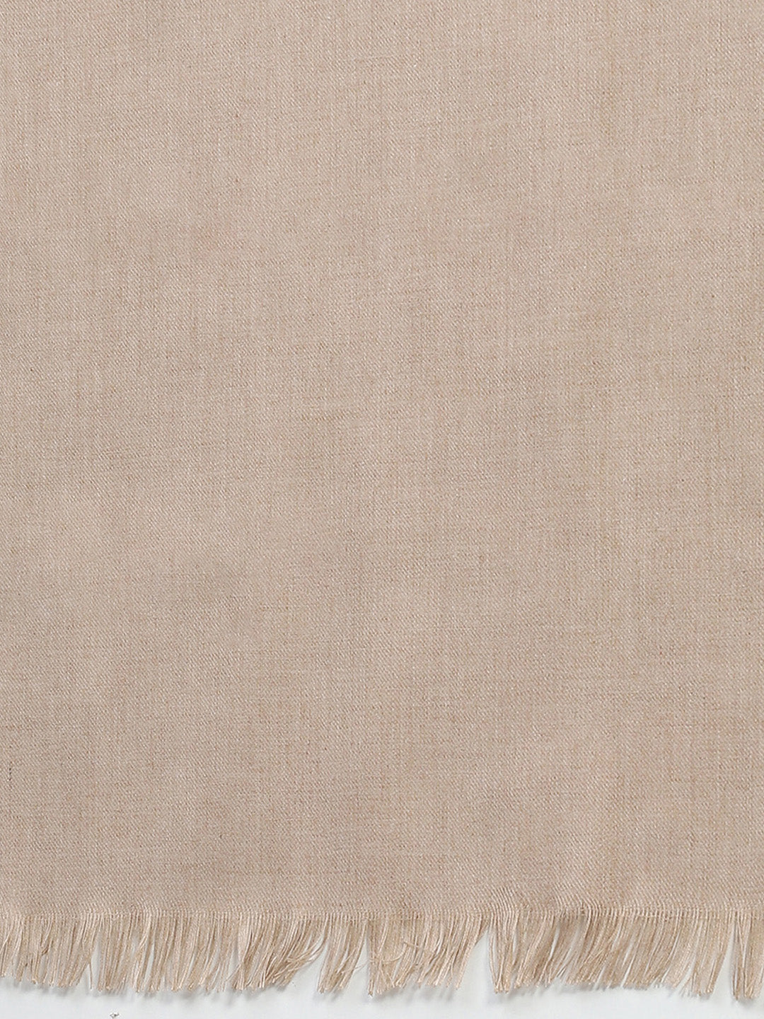 Men Beige Solid Lohi Shawl