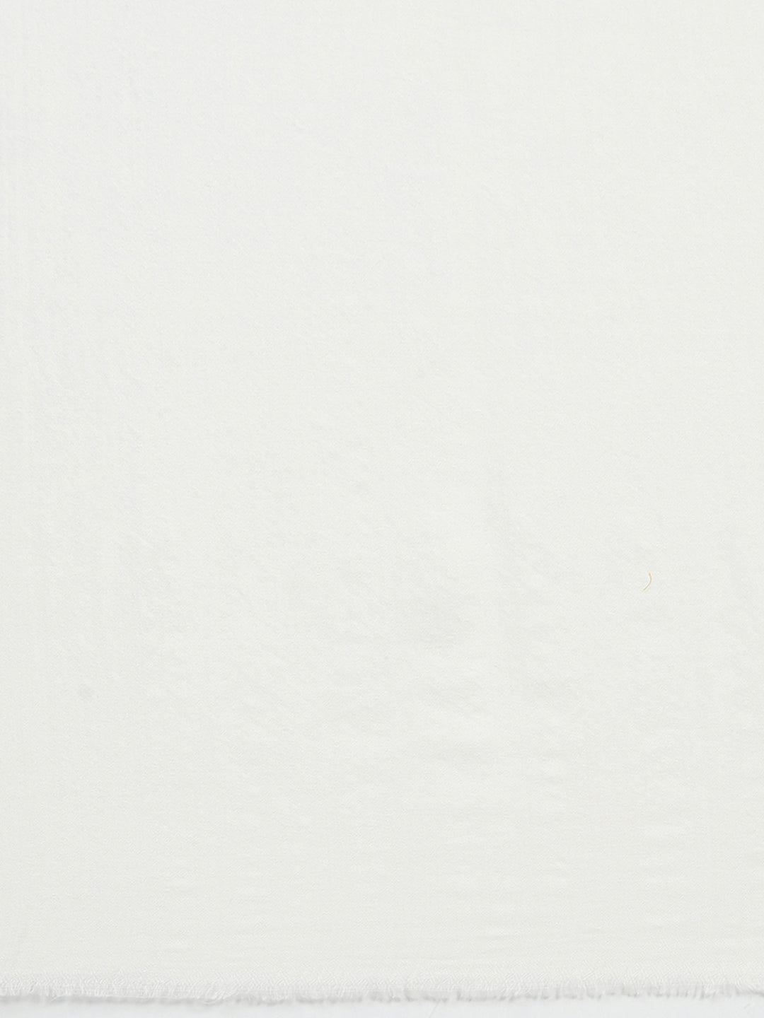 Women White Solid Shawl