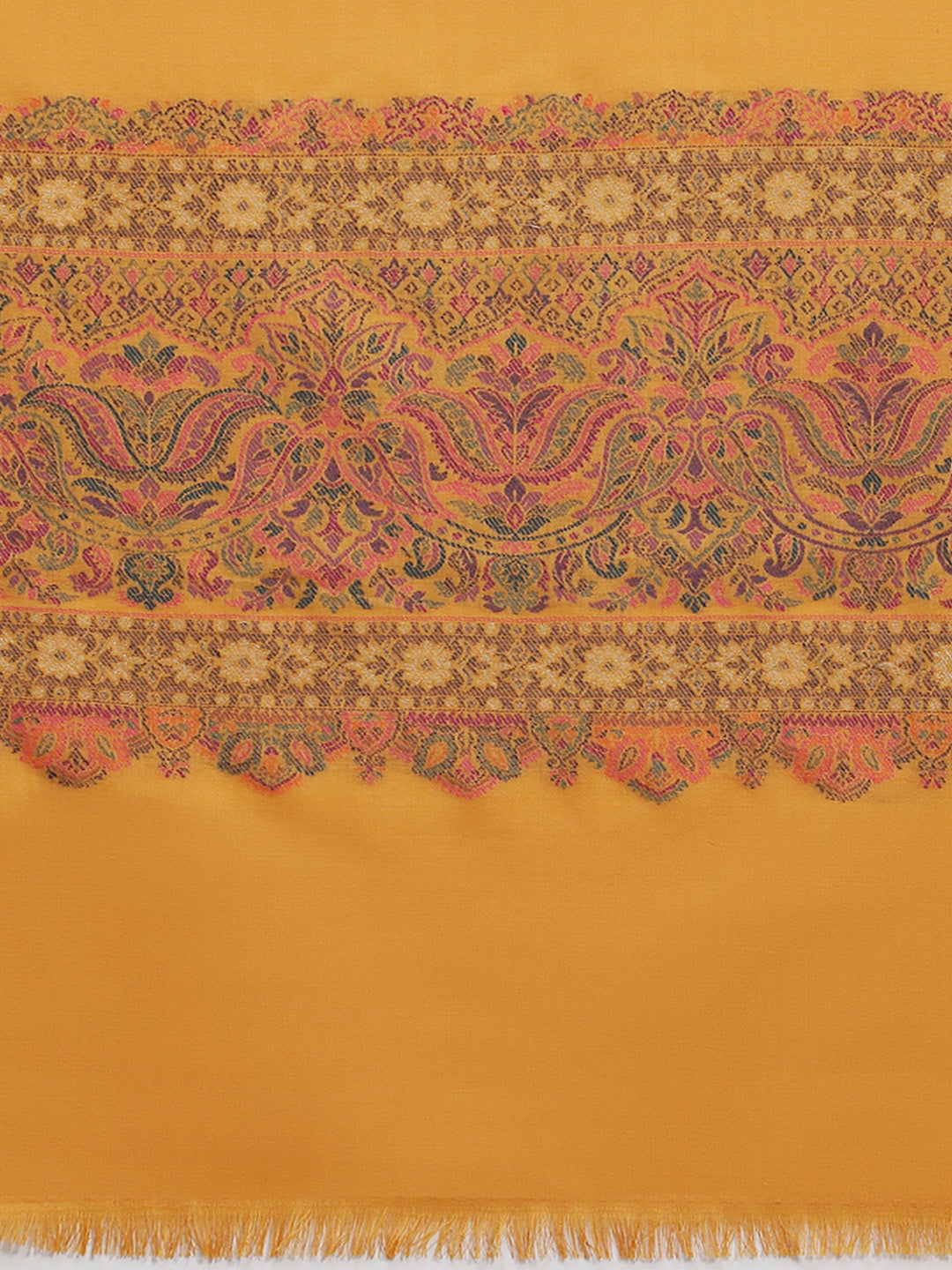 Women Multicolor Self Design Shawl