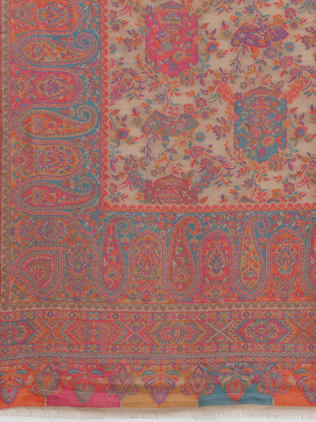 Women Multicolor Self Design Shawl