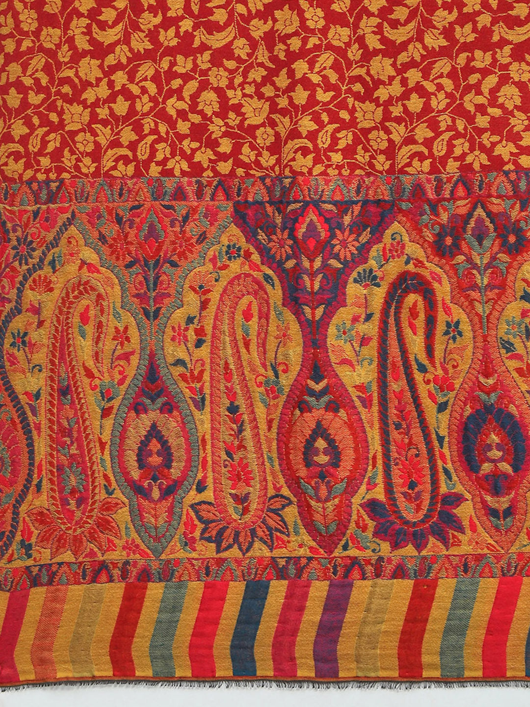 Women Multicolor Self Design Shawl