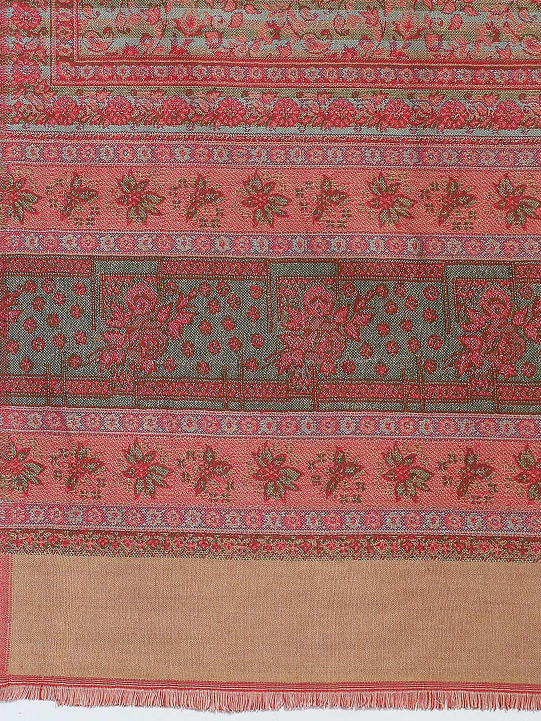 Women Multicolor Self Design Shawl