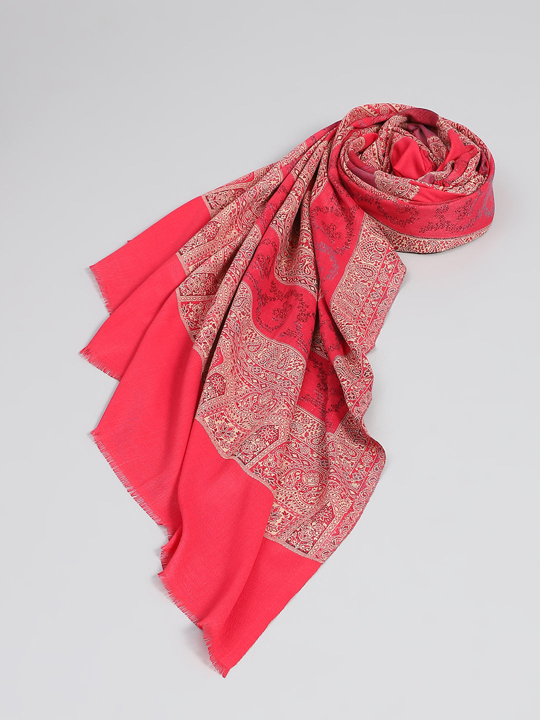 Women Multicolor Self Design Shawl