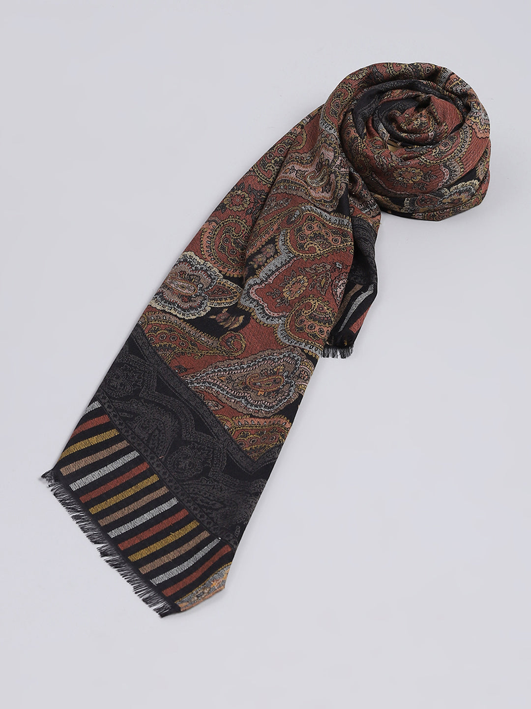 Women Multicolor Self Design Shawl