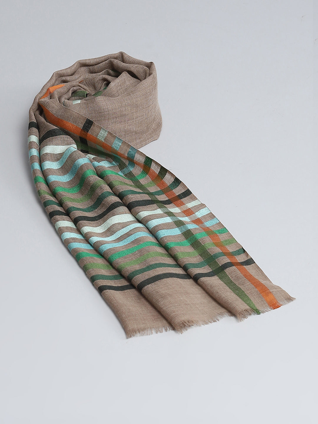 Women Multicolor Self Design Stole