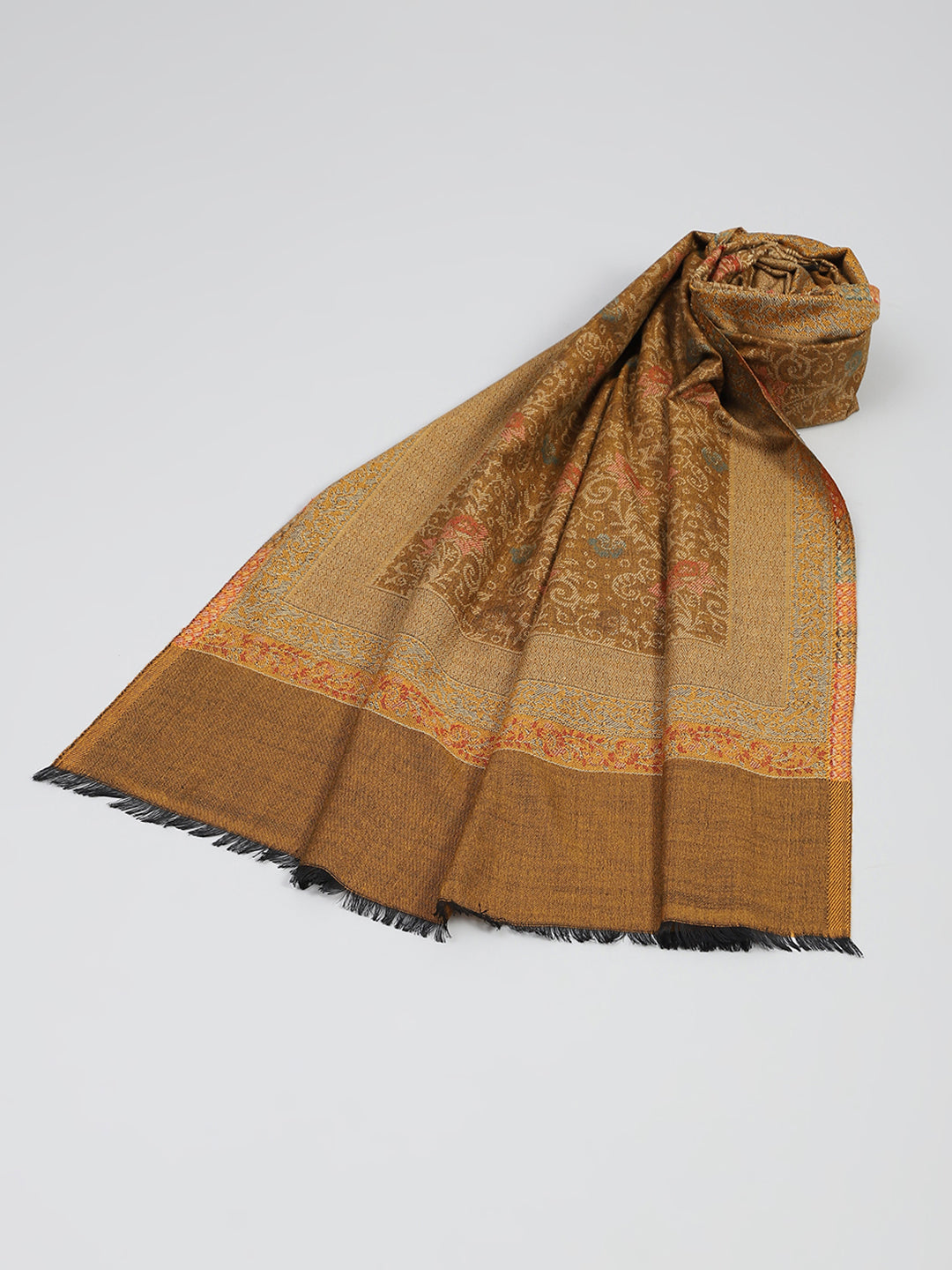 Women Multicolor Self Design Stole