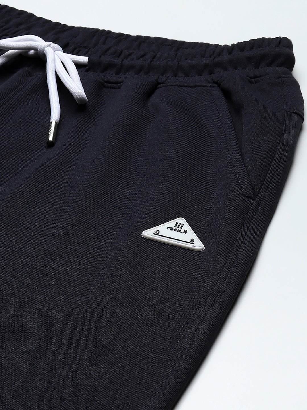 Rock.it Men Navy Blue Solid Regular Fit Winter Lower