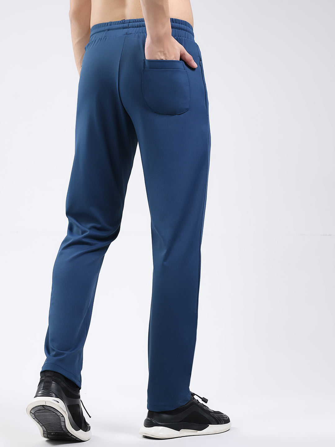 Rock.it Men Blue Solid Regular Fit Winter Lower