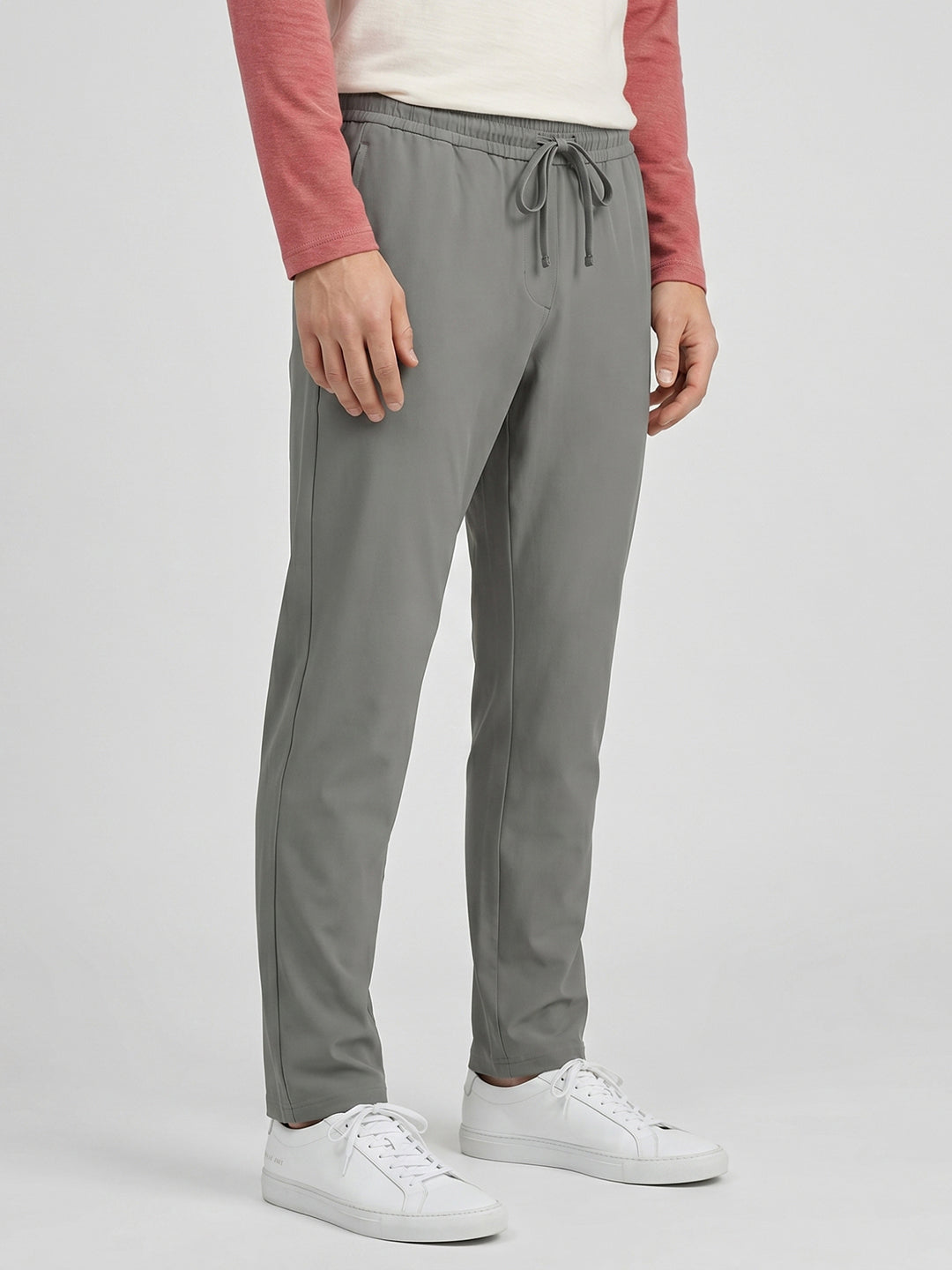 Rock.it Men Grey Solid Regular Fit Lower