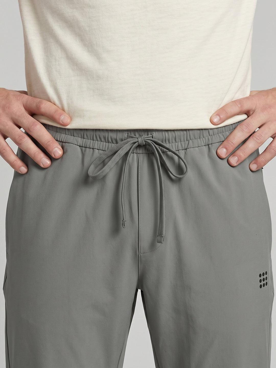 Rock.it Men Grey Solid Regular Fit Lower
