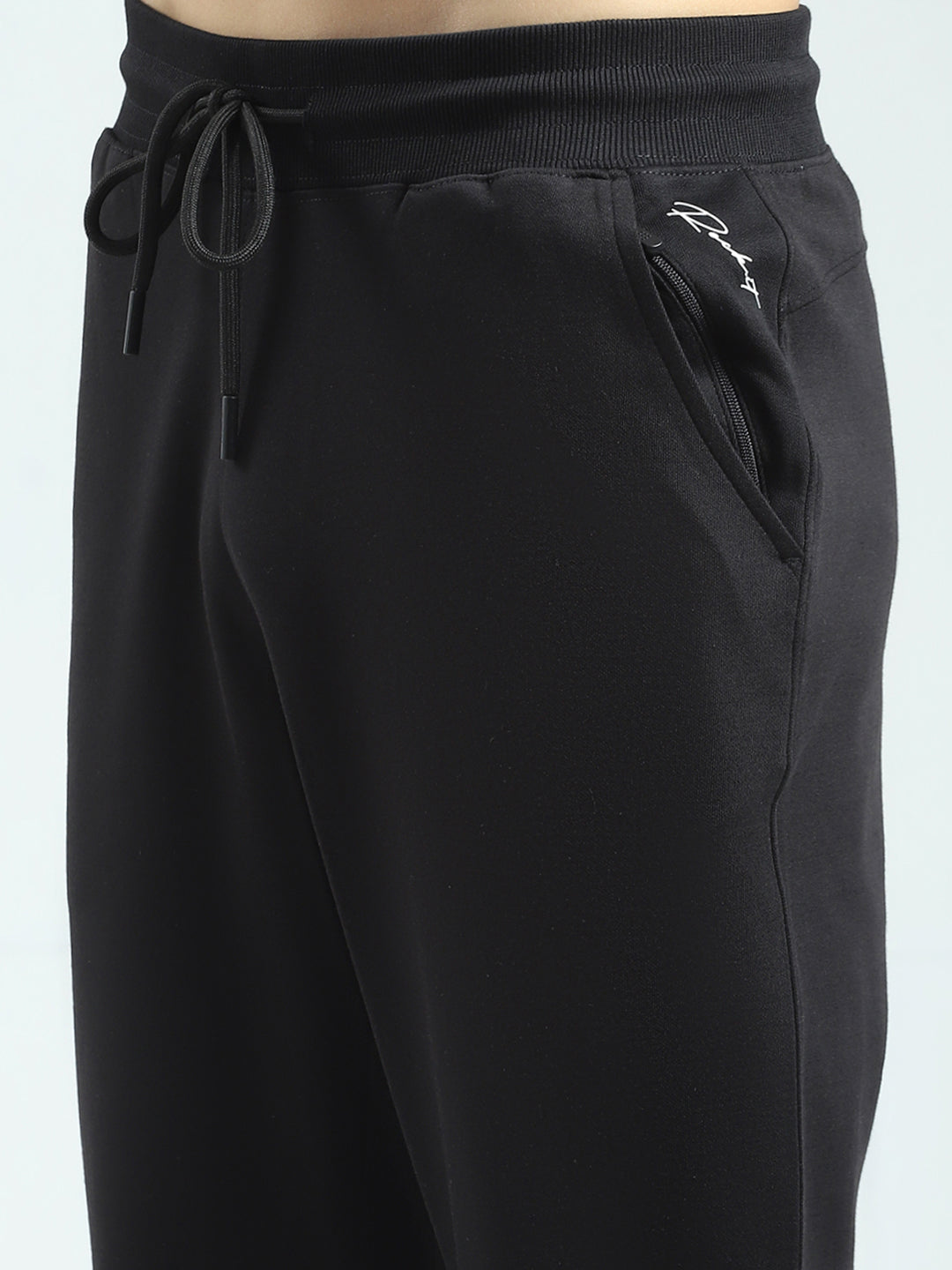 Rock.it Men Black Solid Regular Fit Lower