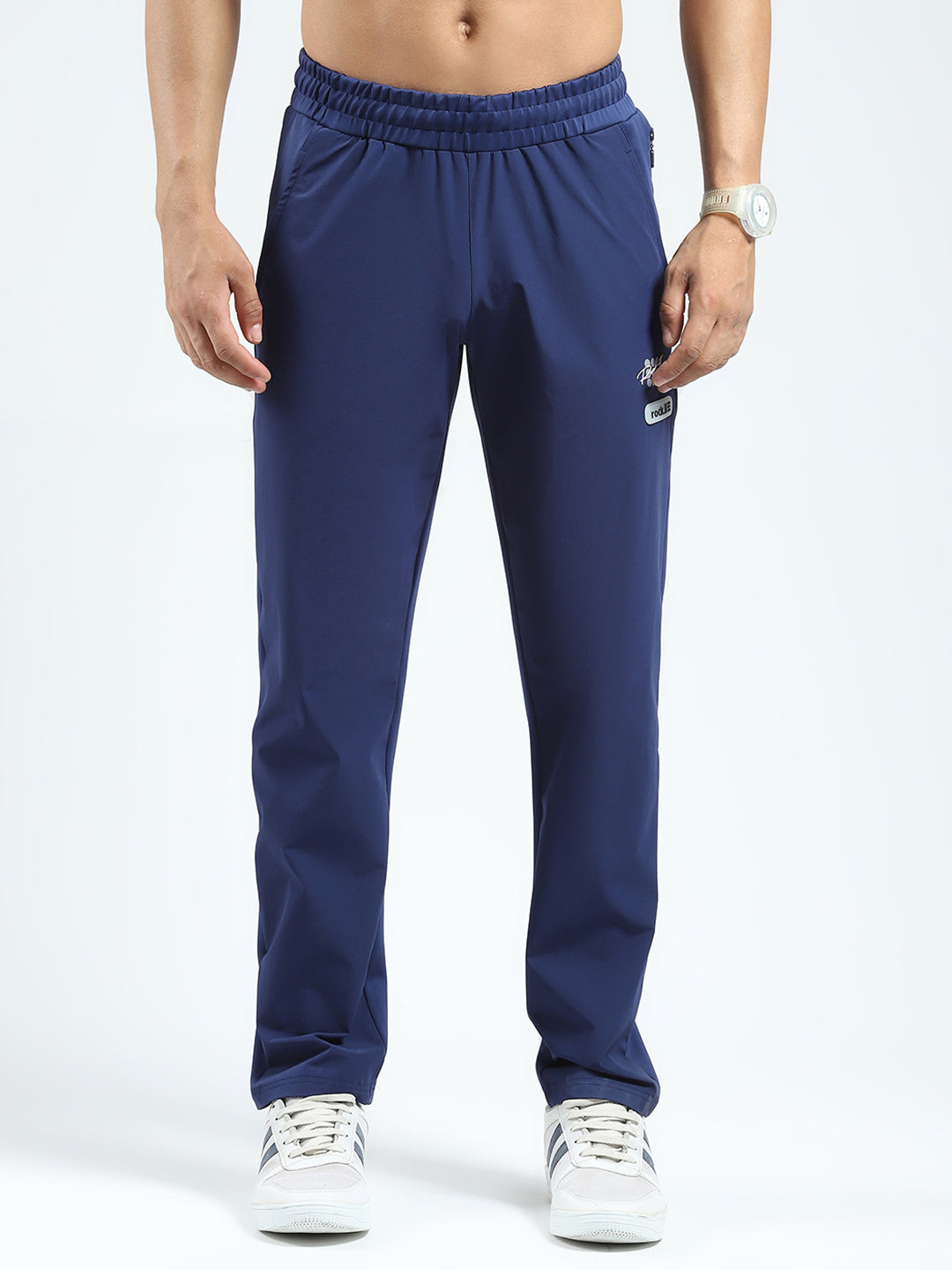 Rock.it Men Blue Solid Regular Fit Lower