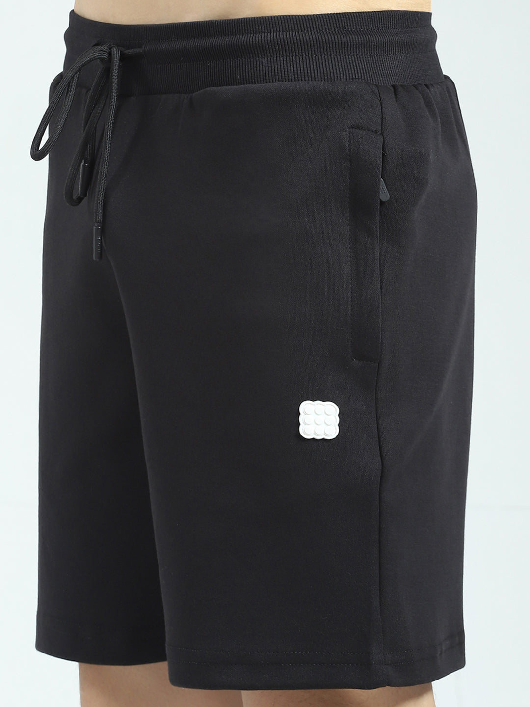 Rock.it Men Black Solid Regular Fit Shorts