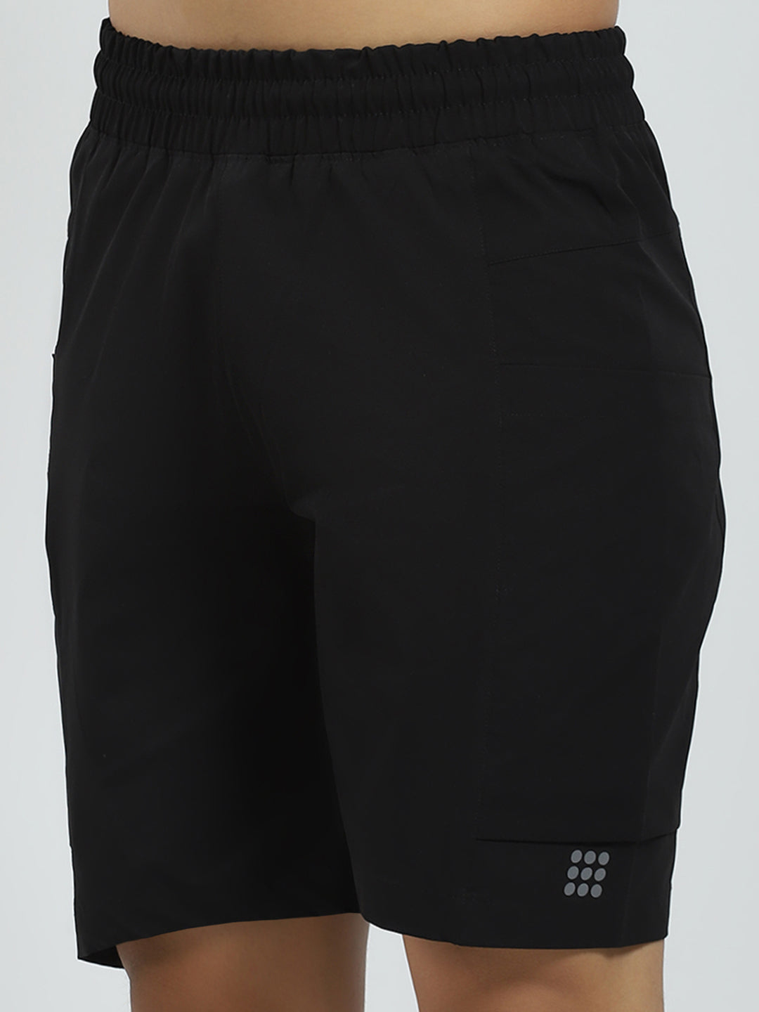 Rock.it Men Black Solid Regular Fit Short