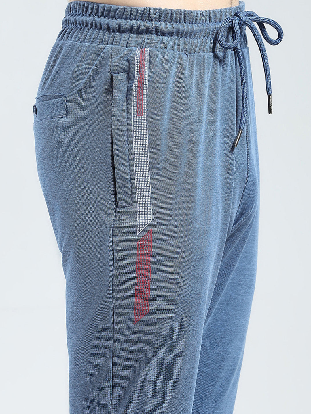 Men Blue Solid Collar Half Sleeve Lower Set