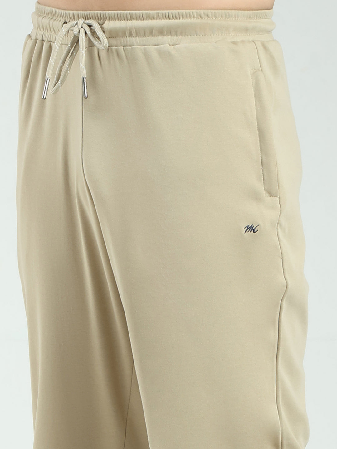 Men Brown Stripe Collar Half Sleeve Lower Set