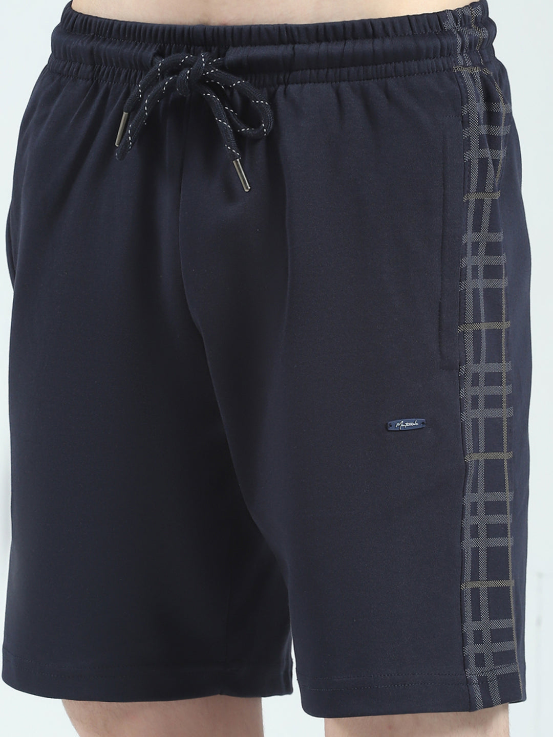 Men Navy Blue Printed Collar Half Sleeve 3 Pc Combo Set