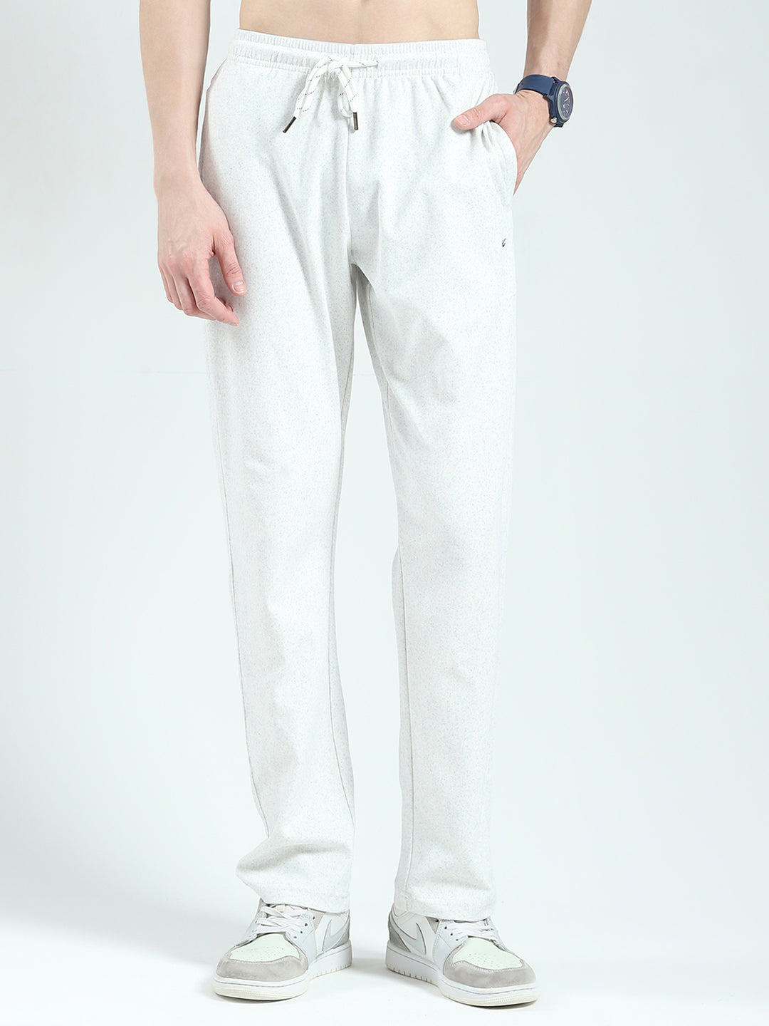 Men White Printed Collar Half Sleeve 3 Pc Combo Set