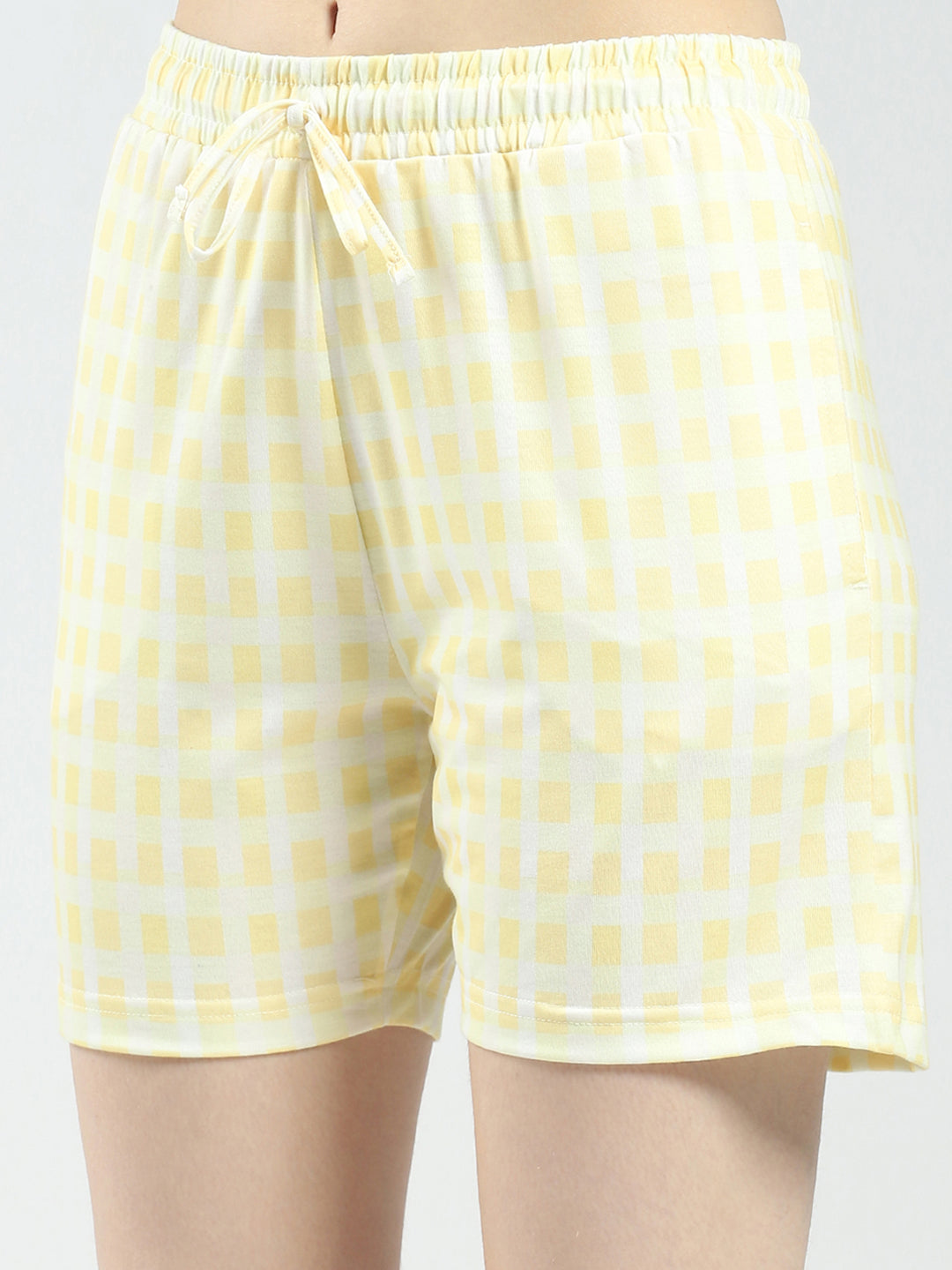 Women Blue Printed Round Neck Half Sleeve Combo 3Pc Set (T-Shirt, Shorts & Lower)