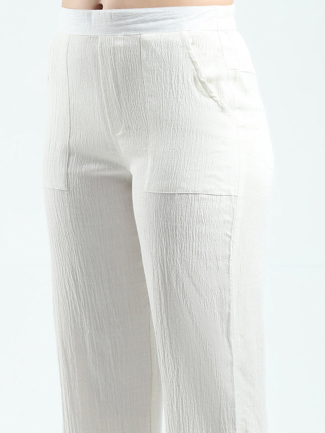 Women Green Printed Collar 3/4th Sleeve Cords Set