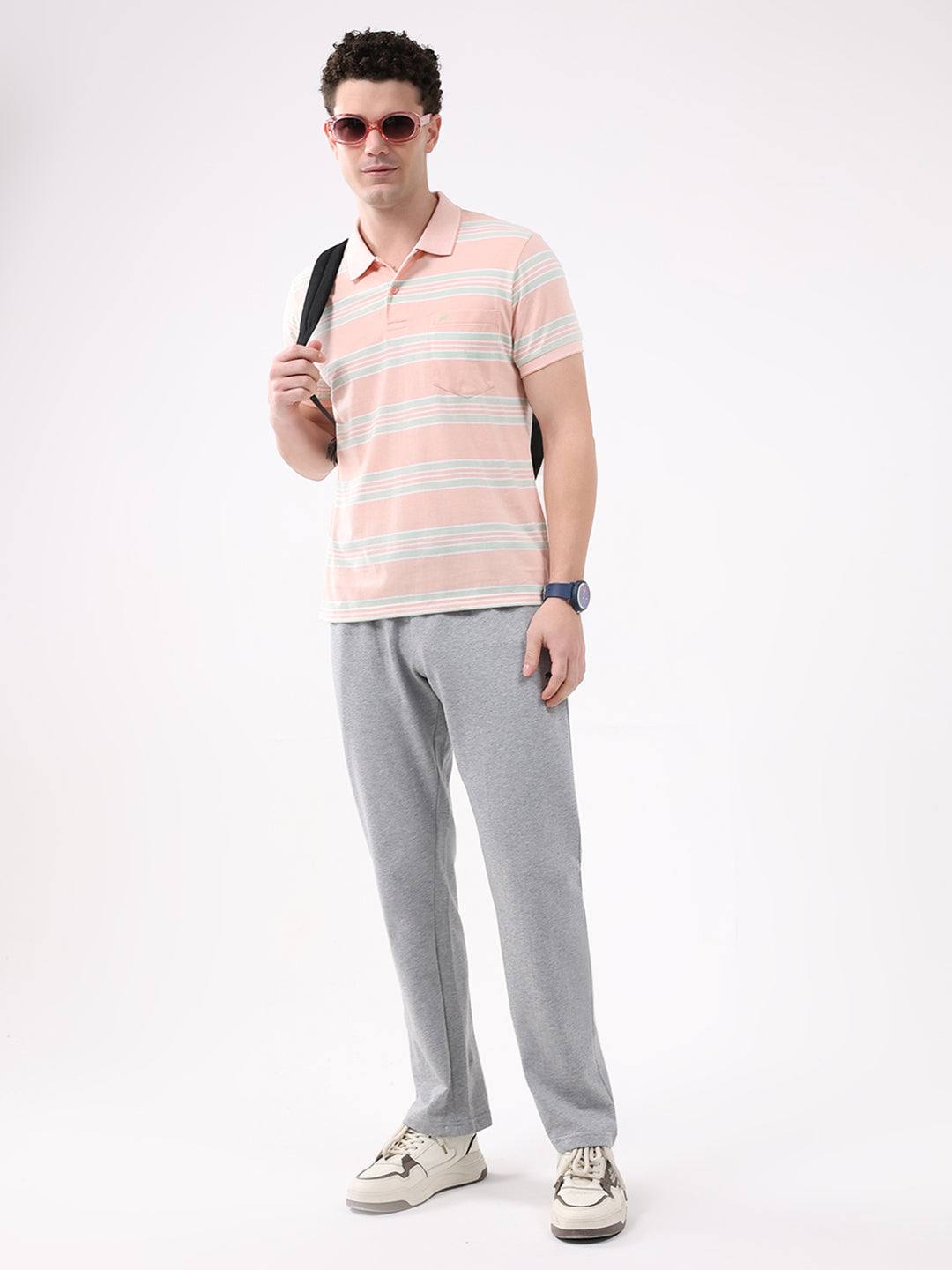 Men Grey Solid Regular Fit Winter Lower