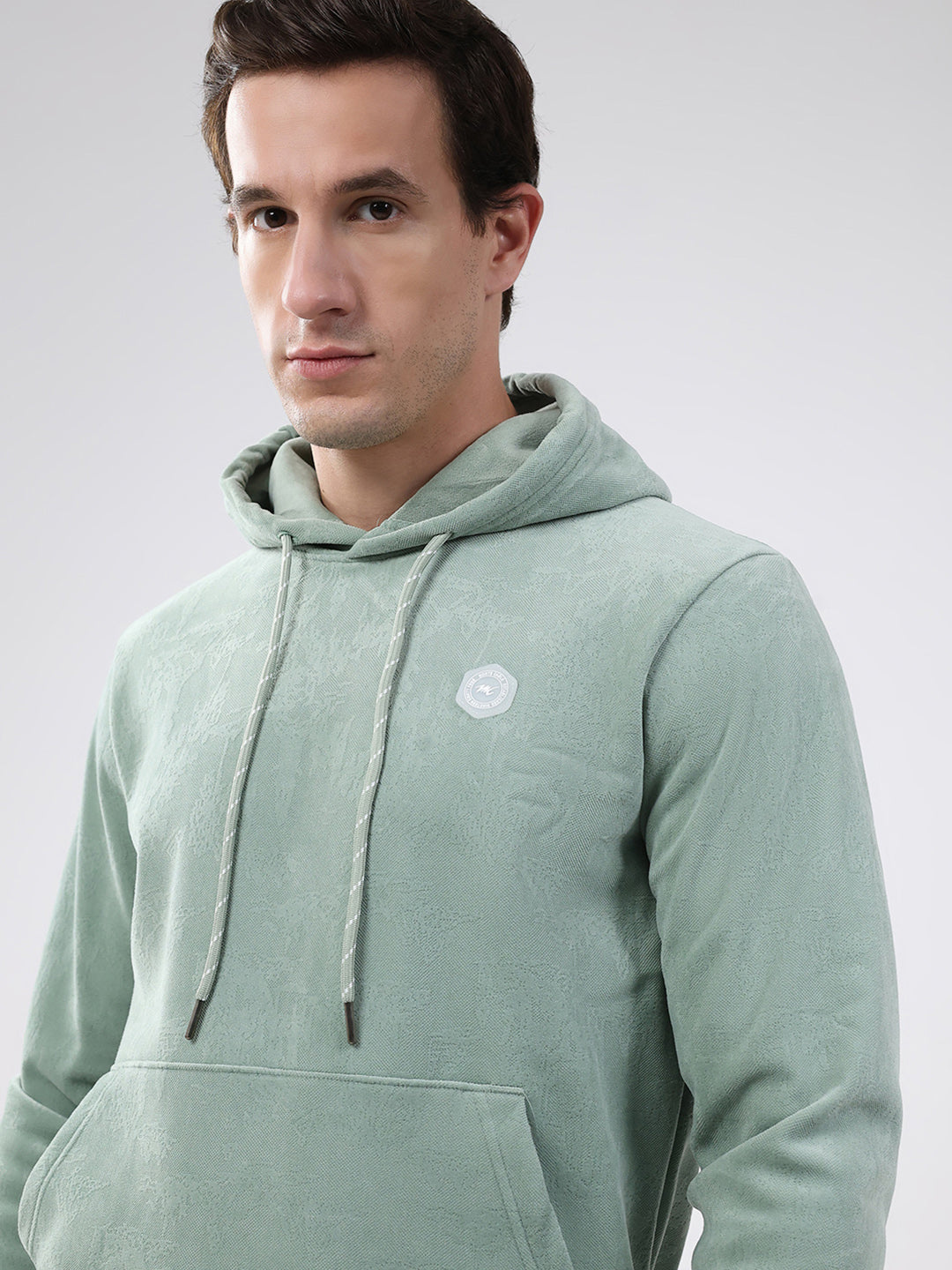 Men Green Super Soft Hooded Sweatshirt - Extra Warm