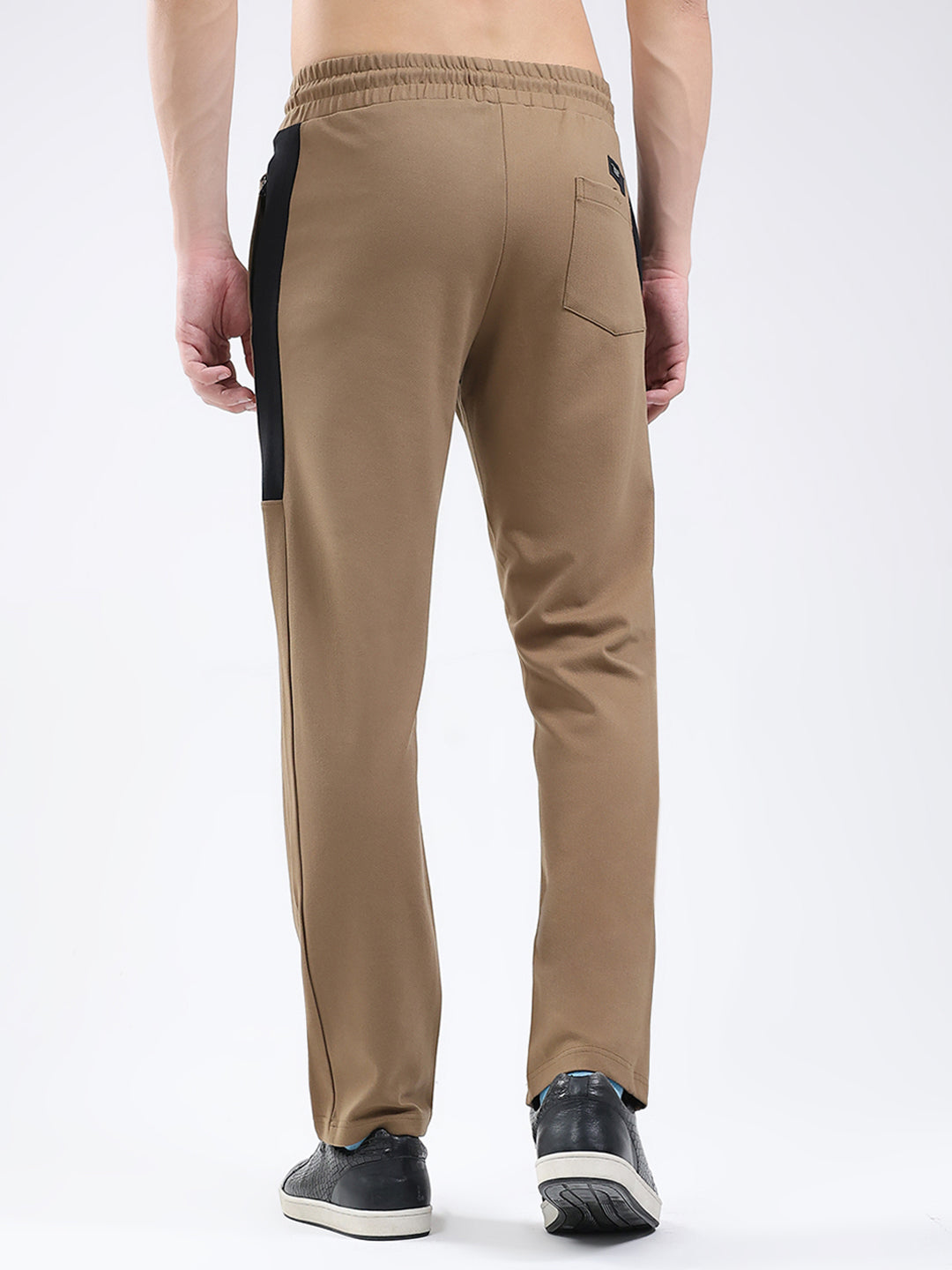 Men Brown Solid Regular Fit Winter Lower