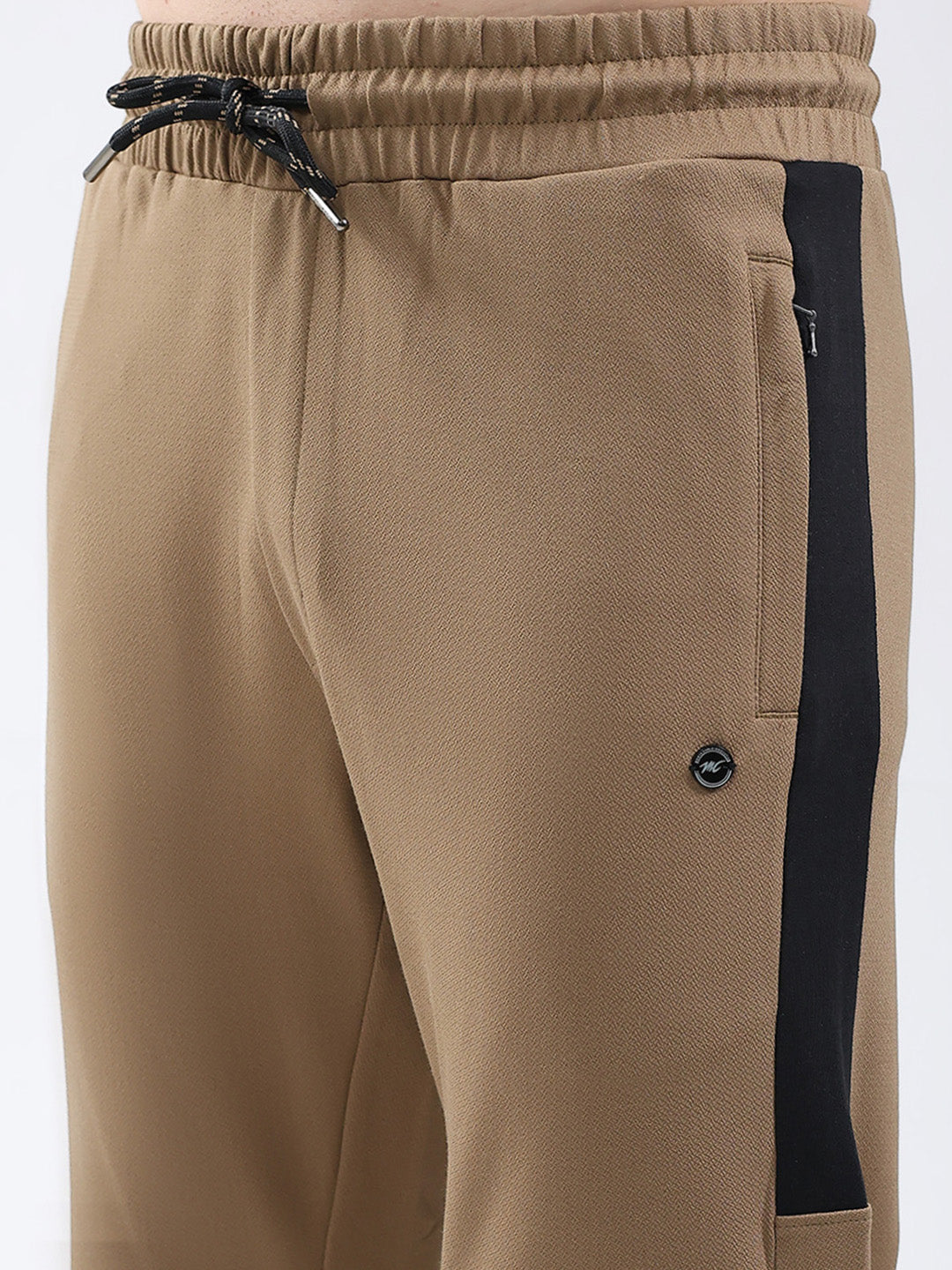 Men Brown Solid Regular Fit Winter Lower