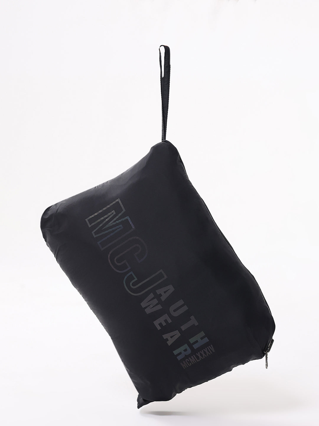 Men Black Solid Collar Sleeveless Jacket