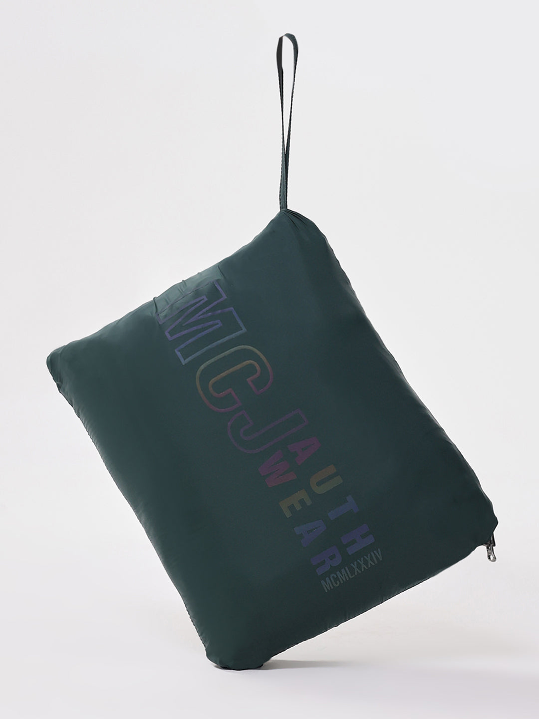 Men Green Solid Collar Sleeveless Jacket