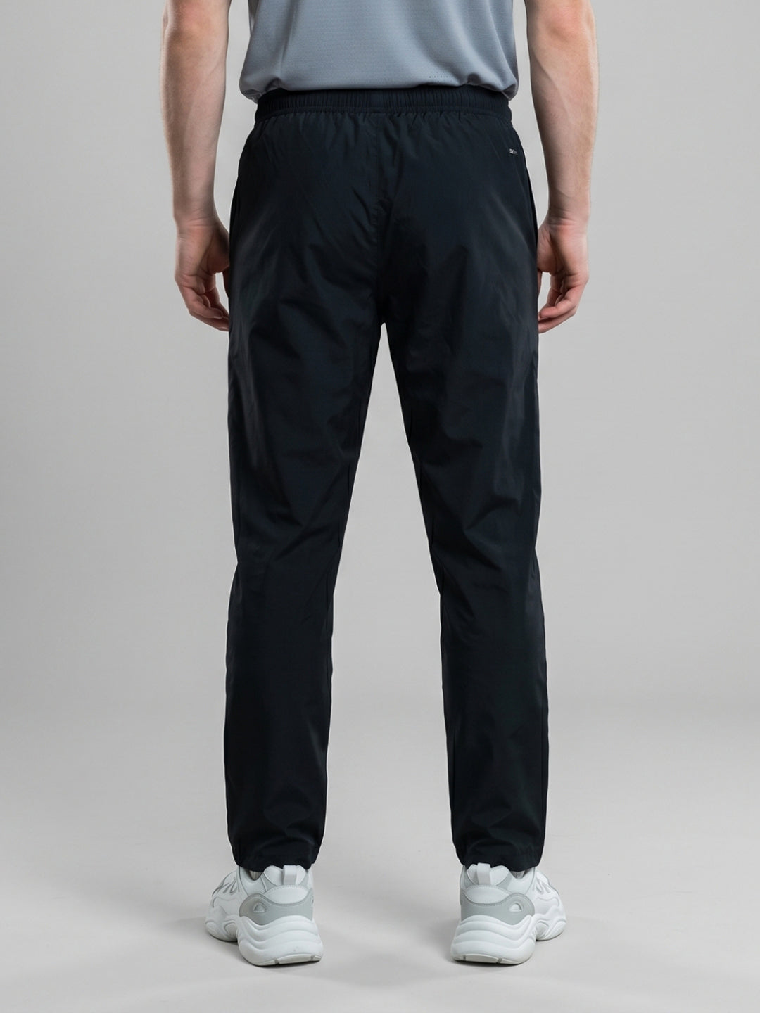 Men Navy Blue Solid Regular Fit Lower