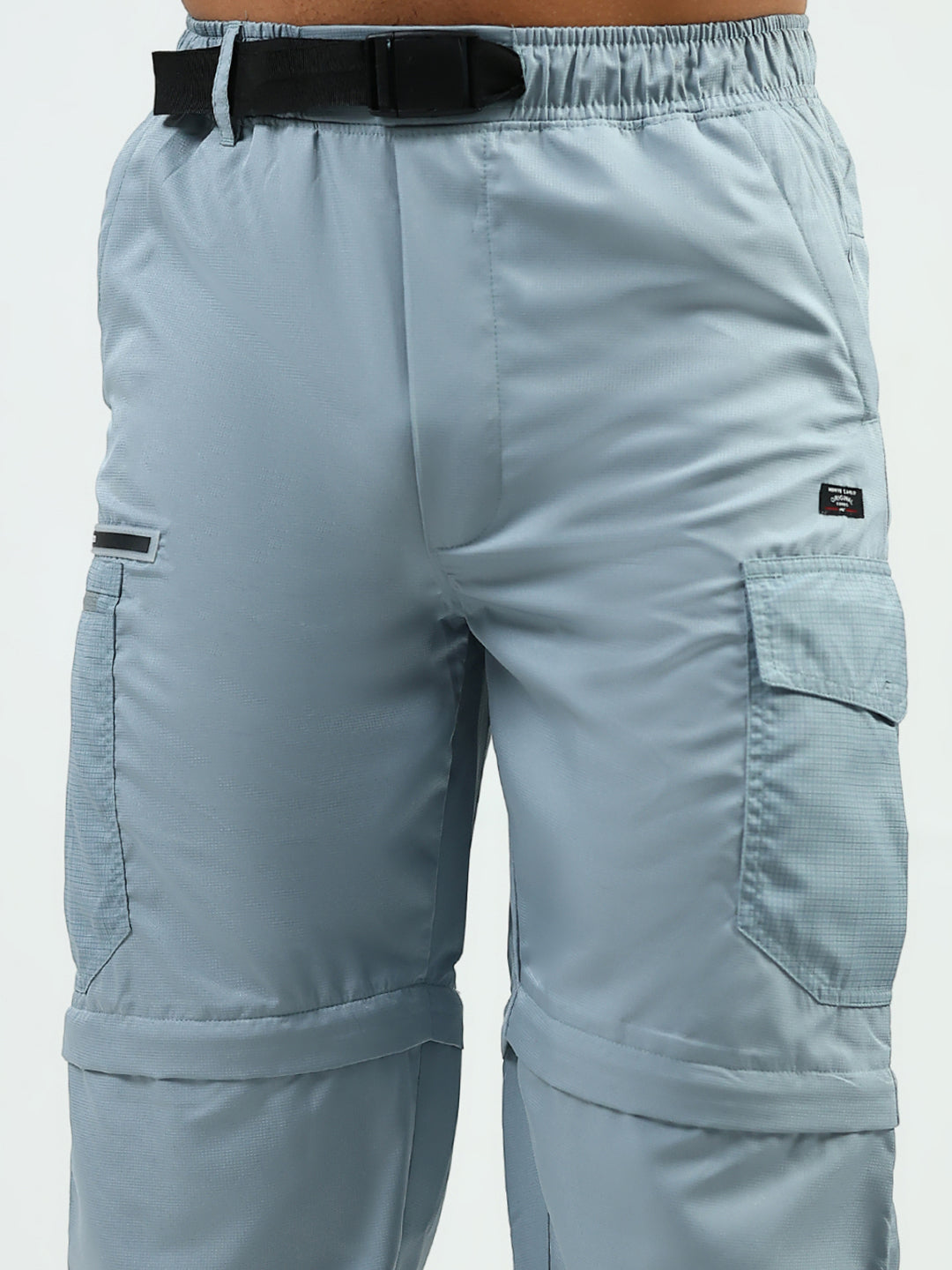 Men Grey Solid Regular Fit Lower