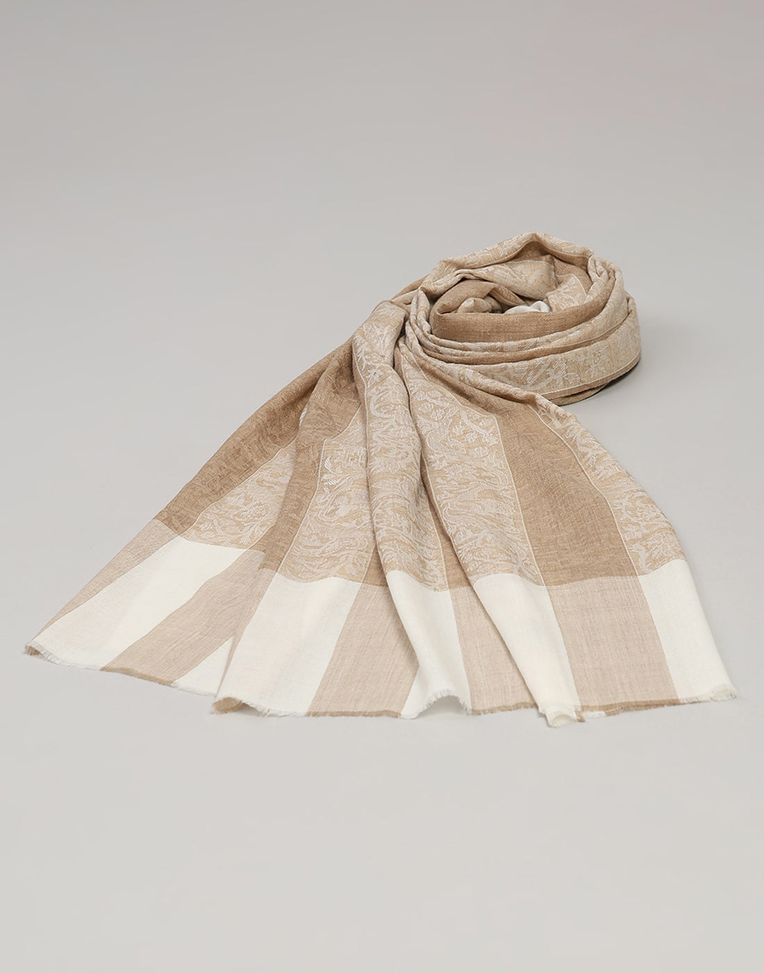 Men Multicolor Self Design Lohi Shawl