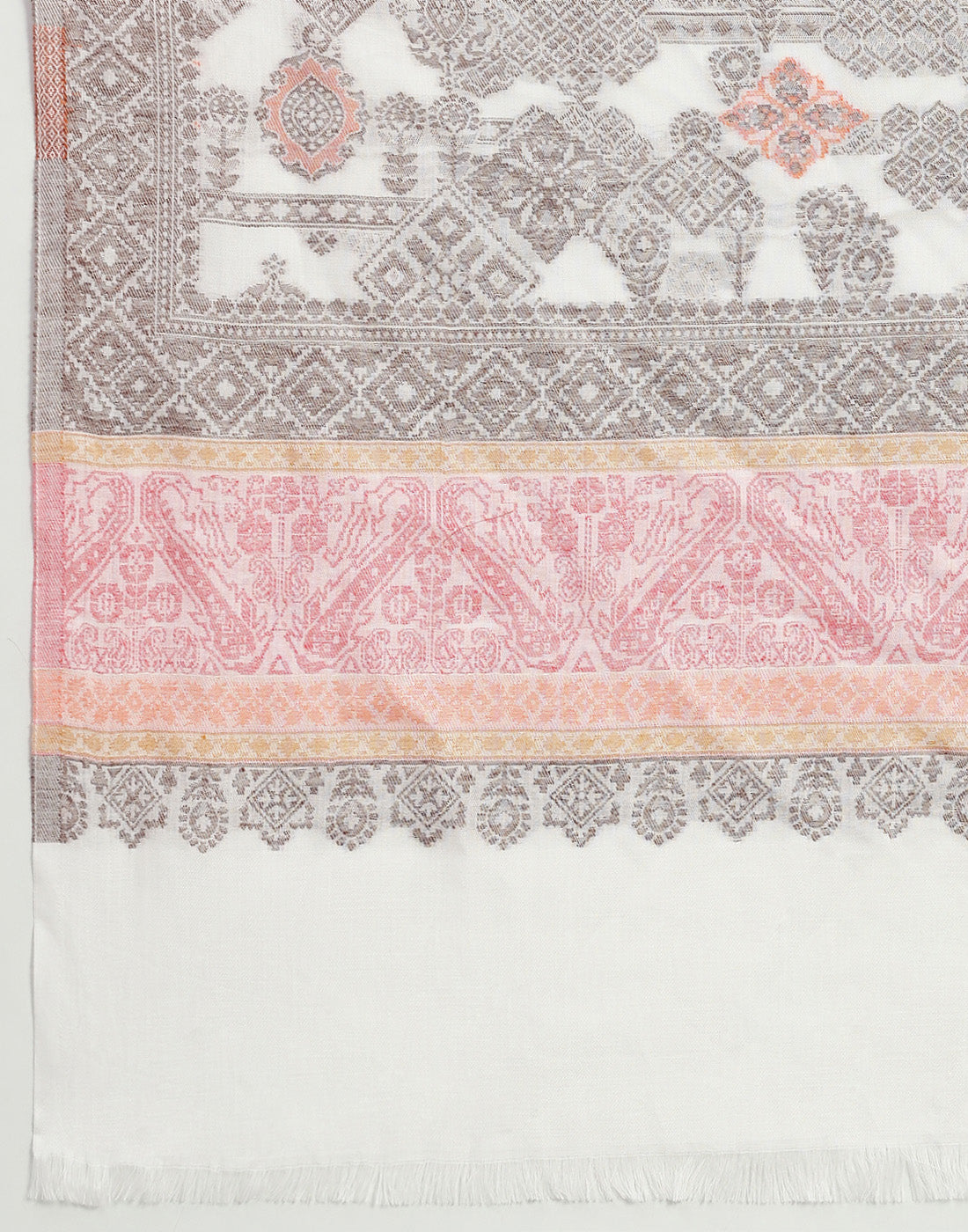 Women Multicolor Self Design Shawl