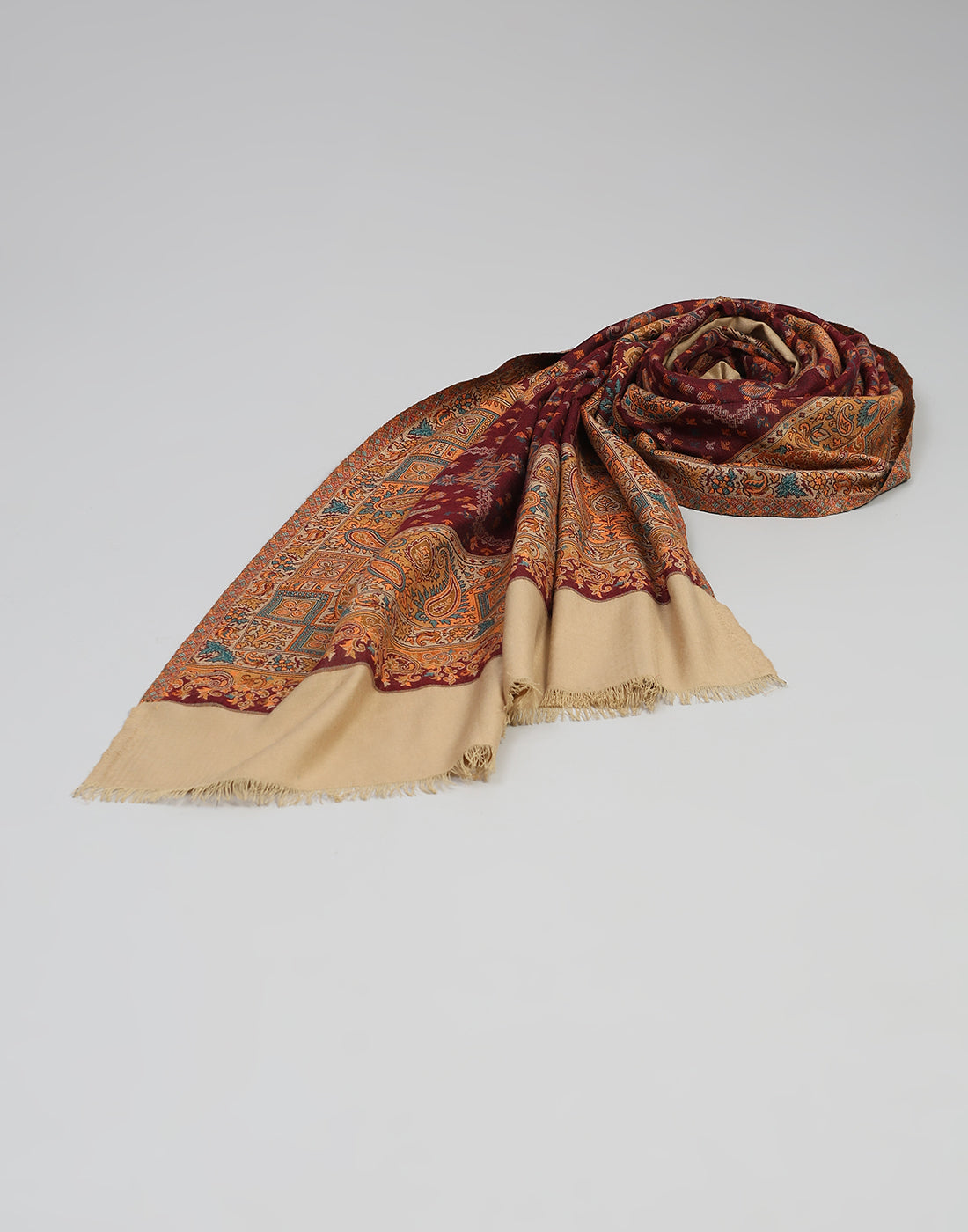 Women Multicolor Self Design Shawl