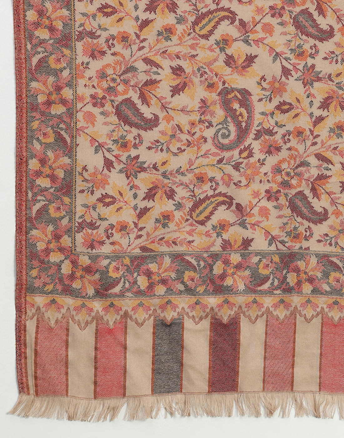 Women Multicolor Self Design Shawl