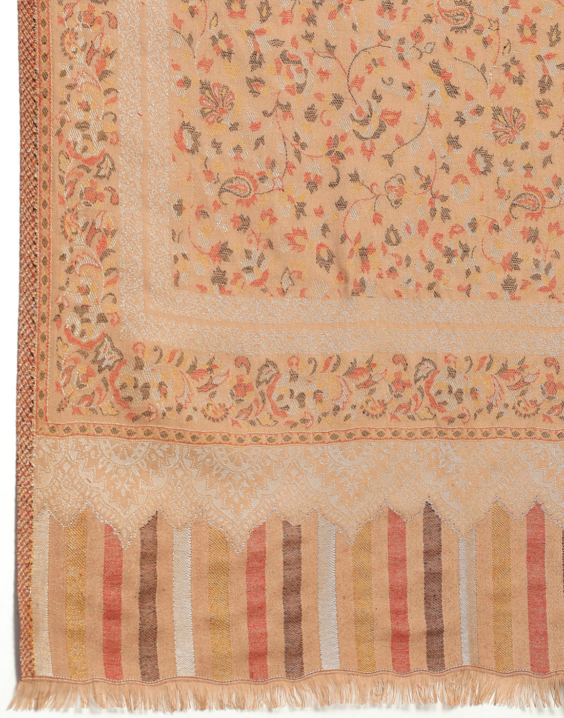 Women Multicolor Self Design Shawl
