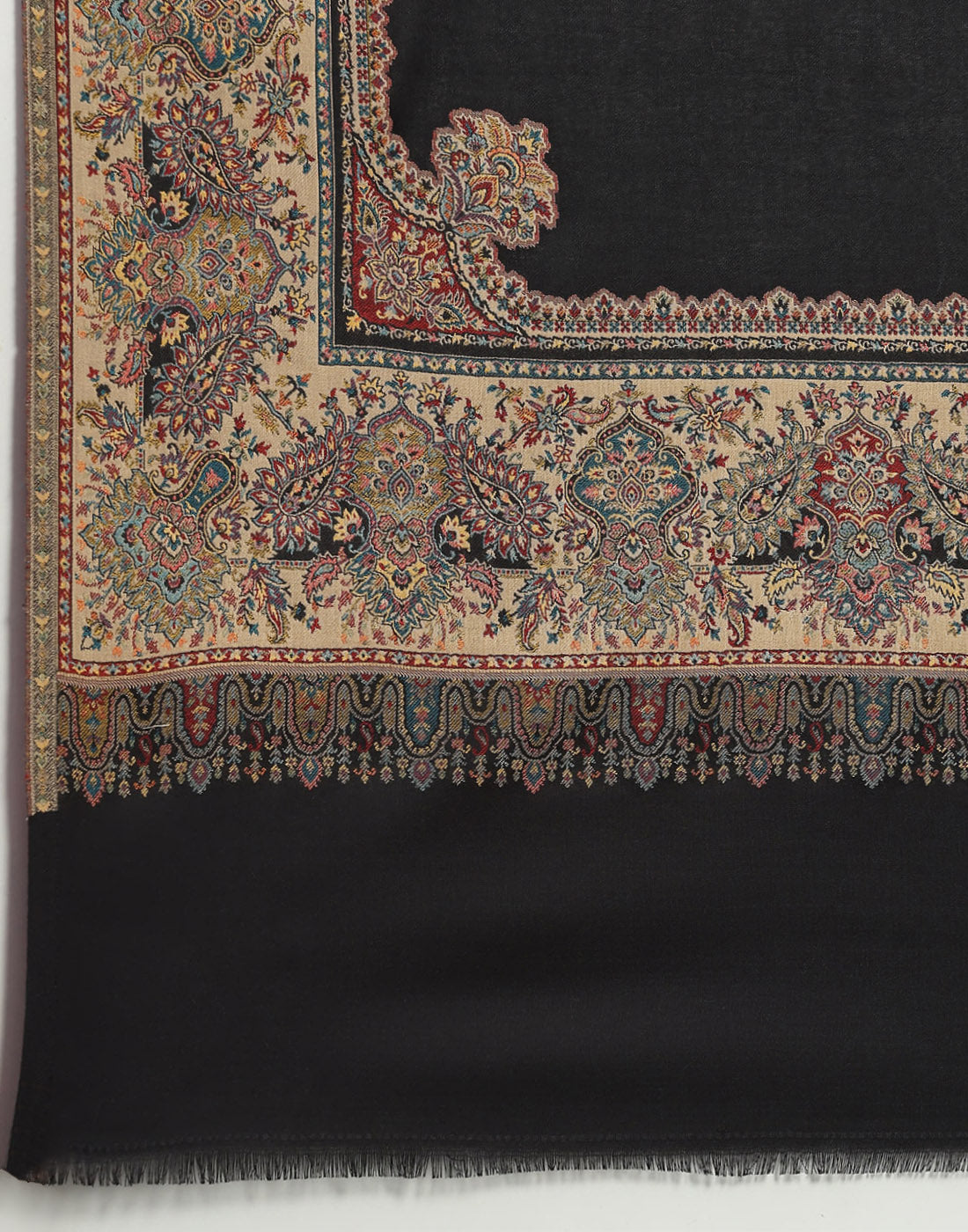 Women Multicolor Self Design Shawl