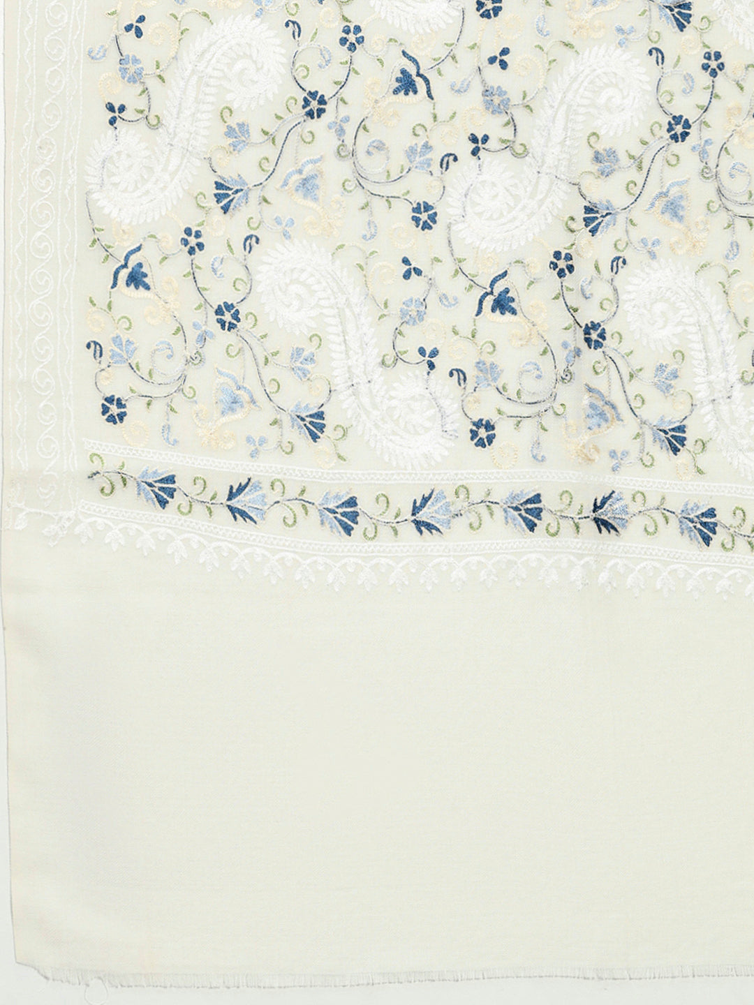 Women Multicolor Printed Wool Blend Shawl