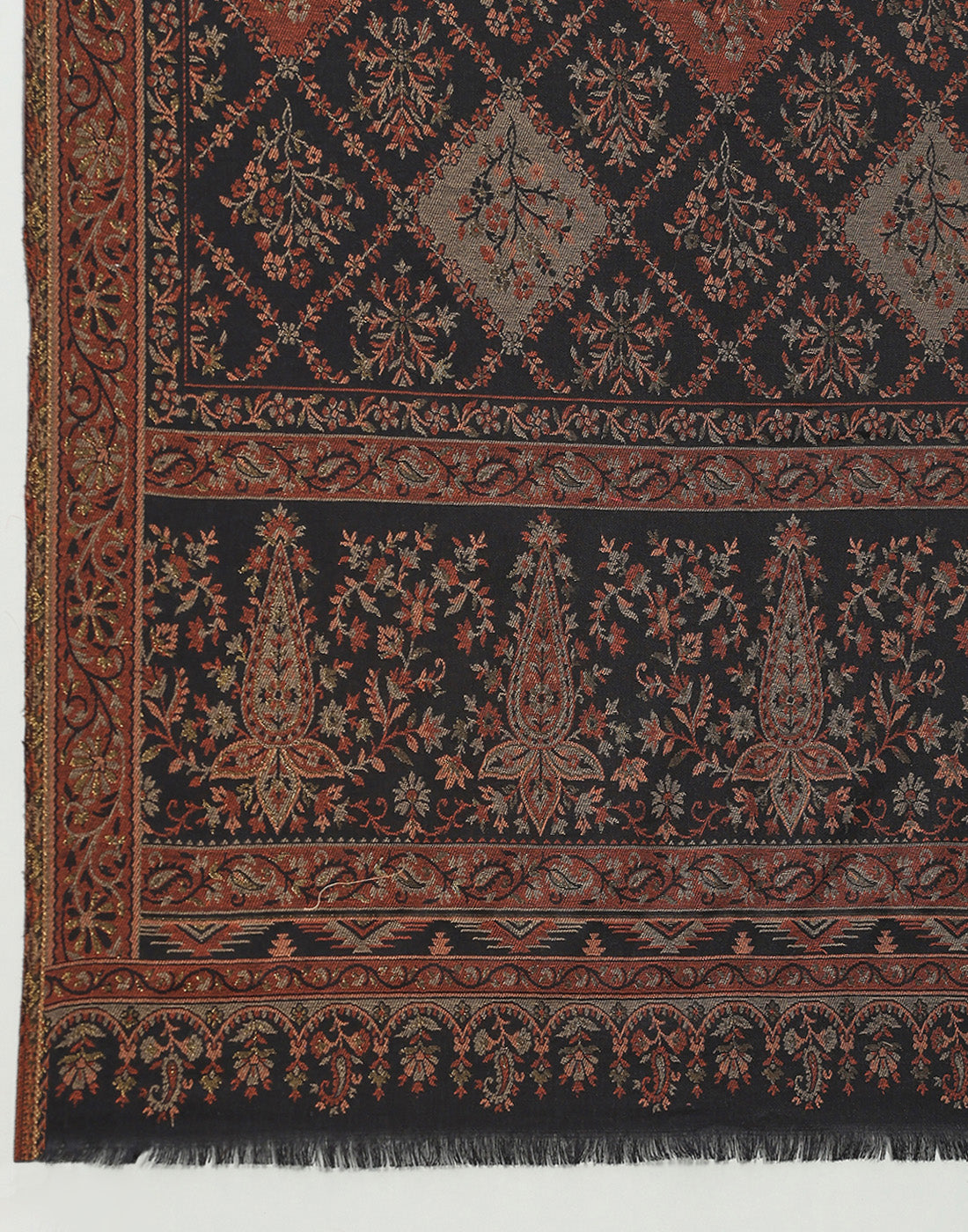 Women Multicolor Self Design Shawl