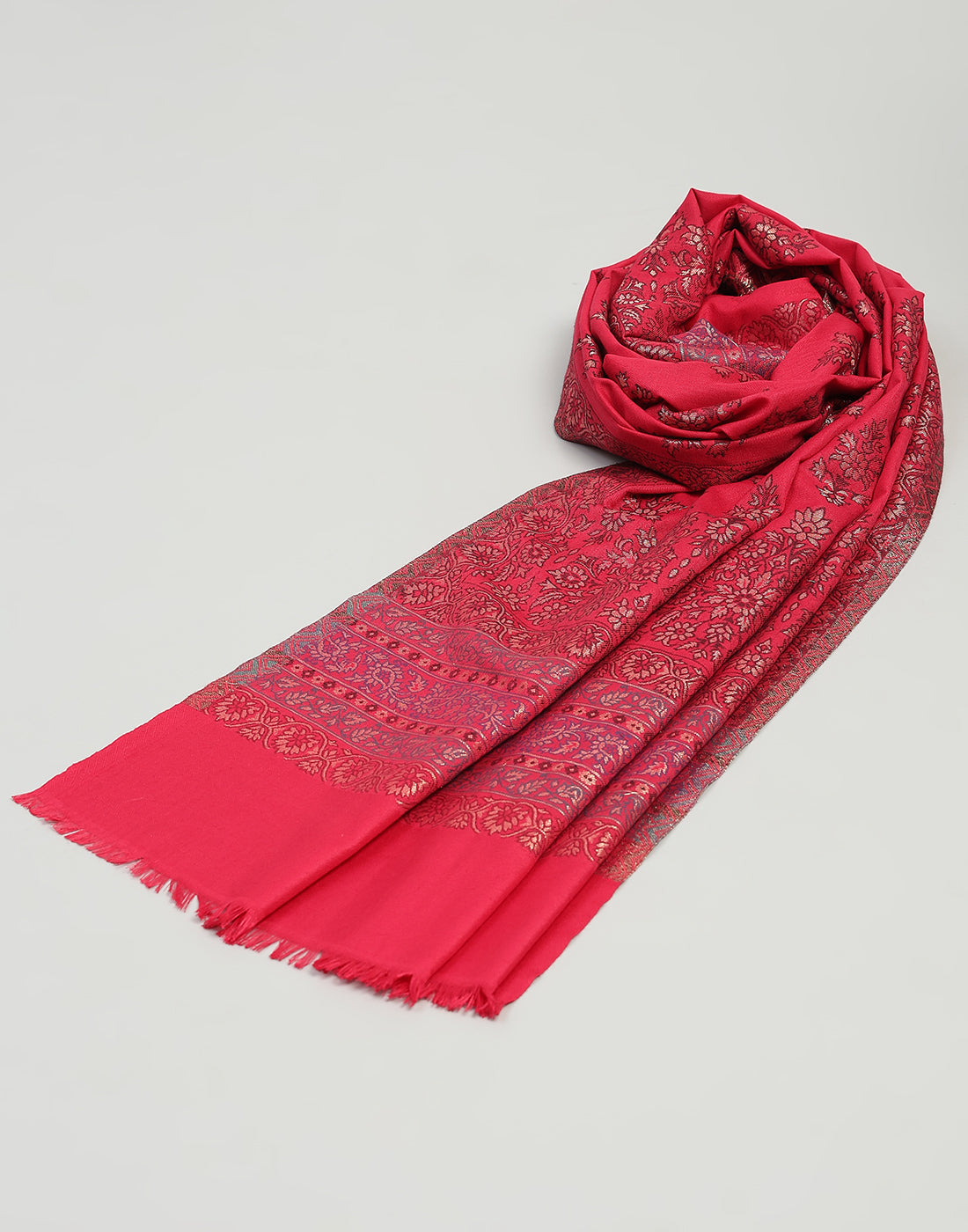 Women Multicolor Self Design Stole