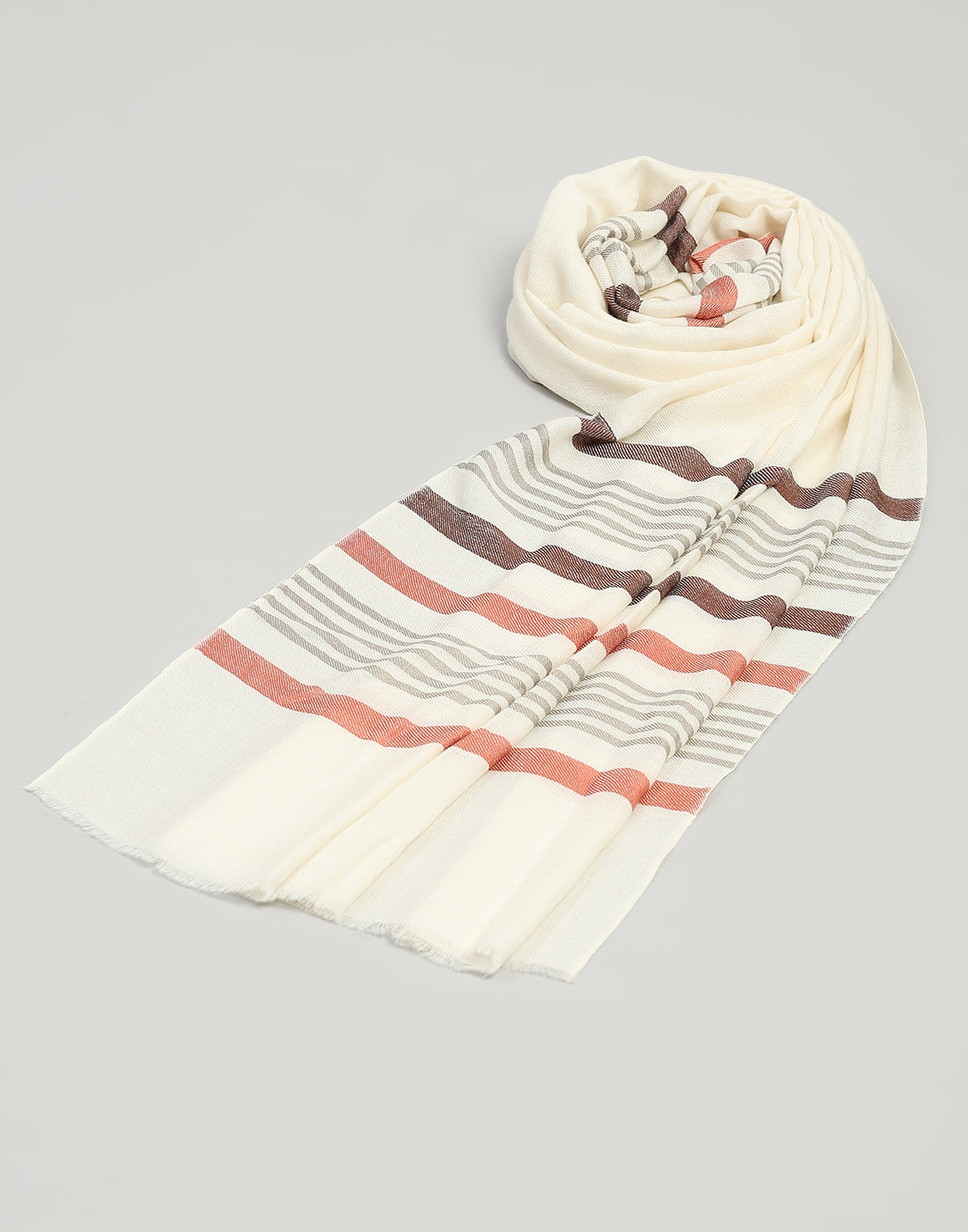 Women Multicolor Self Design Stole